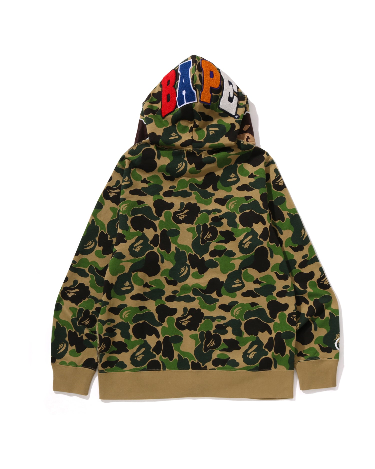 A BATHING APE® Abc Camo 2nd Ape Full Zip Hoodie | Bape