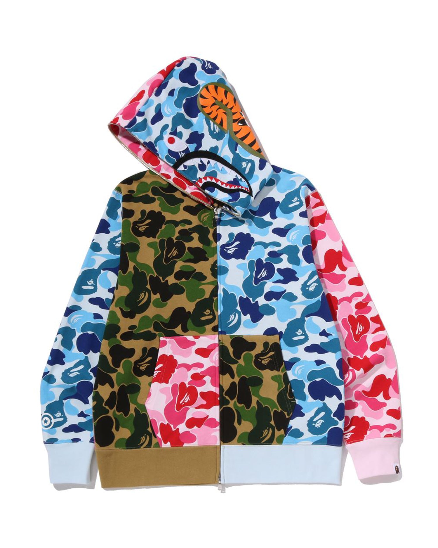 トップス BAPE ABC CAMO SHARK FULL ZIP HOODIE ap1i80115011grn-1.jpg