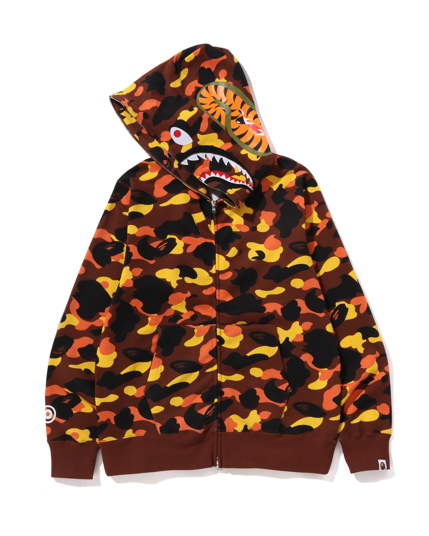 トップス A BATHING APE Camo Shark Full Zip Hoodie 1ST CAMO 2ND SHARK FULL ZIP HOODIE MENS – us.bape.com