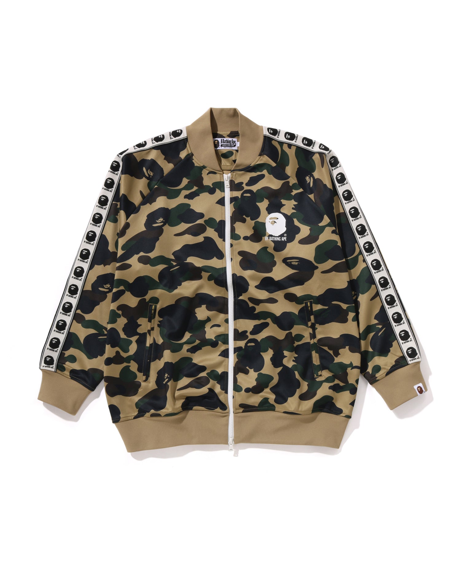 A BATHING APE トラック ジャケット ジップアップ 1st カモ A BATHING APE® 1st Camo Relaxed Fit Track Jacket | Bape