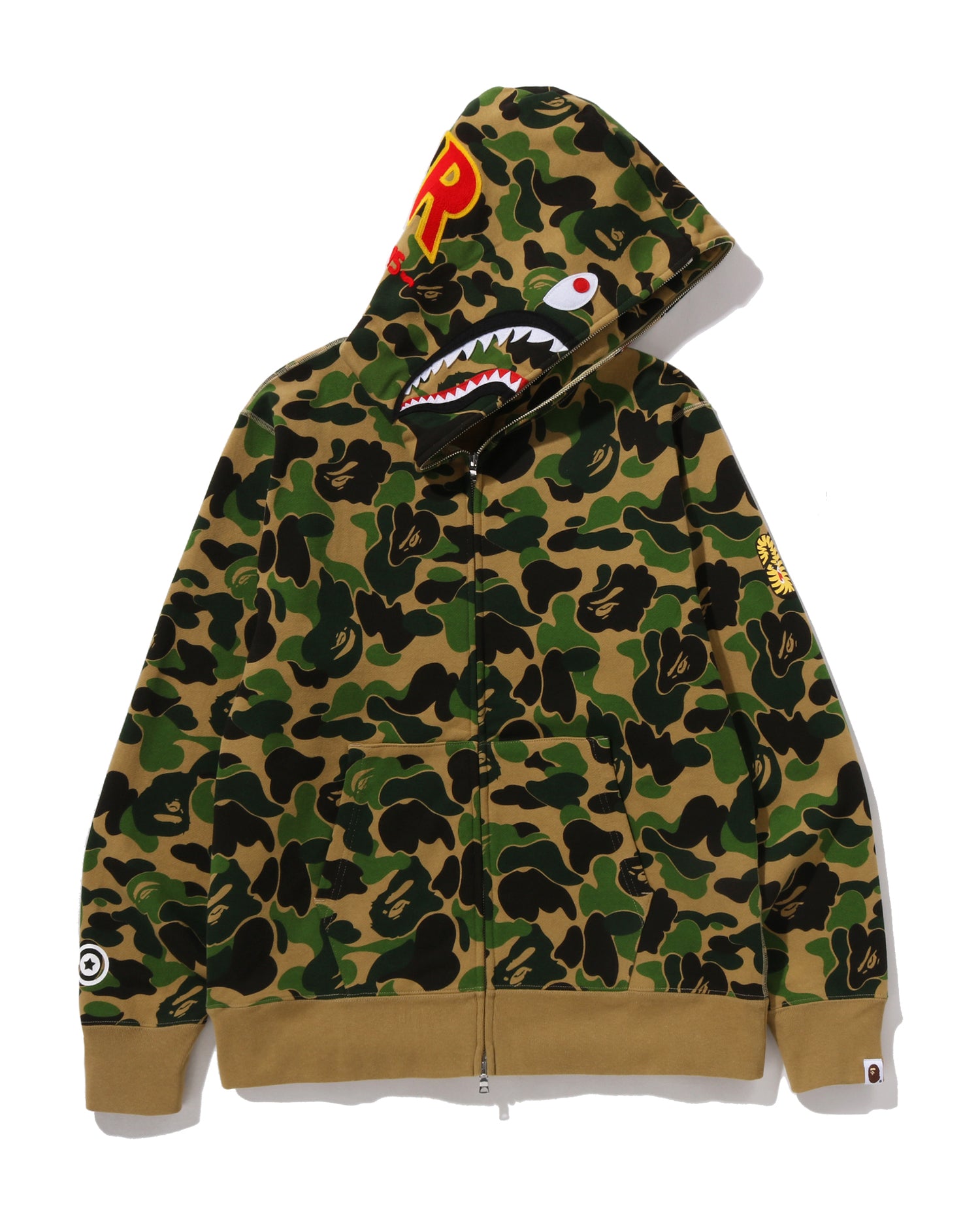 A BATHING APE® Abc Camo 2nd Shark Full Zip Hoodie | Bape official
