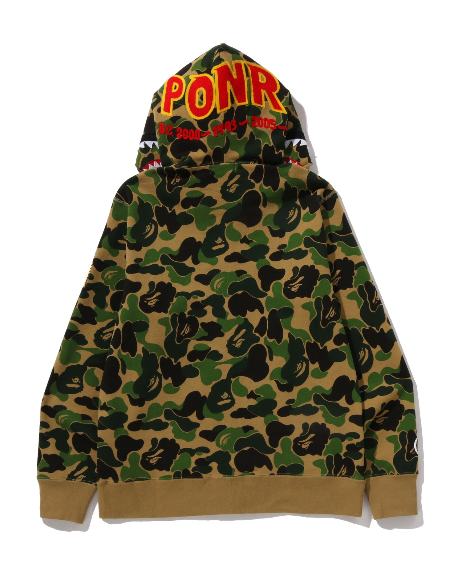 A BATHING APE® Abc Camo 2nd Shark Full Zip Hoodie | Bape official