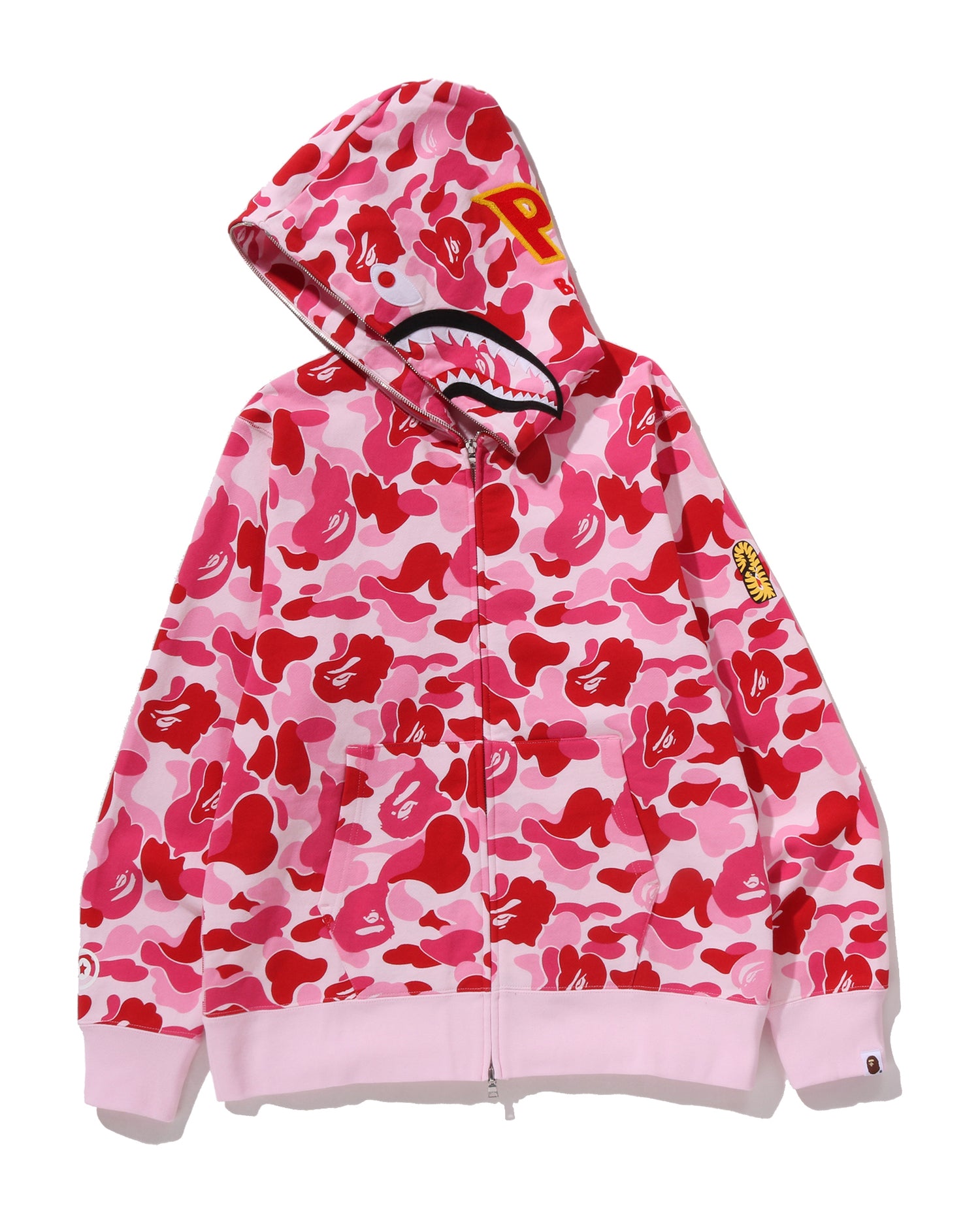 A BATHING APE® Abc Camo 2nd Shark Full Zip Hoodie | Bape official