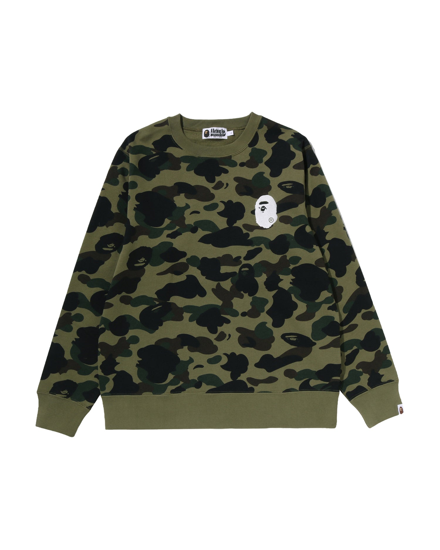 A BATHING APE® 1st Camo Ape Head Crewneck Sweatshirt | Bape
