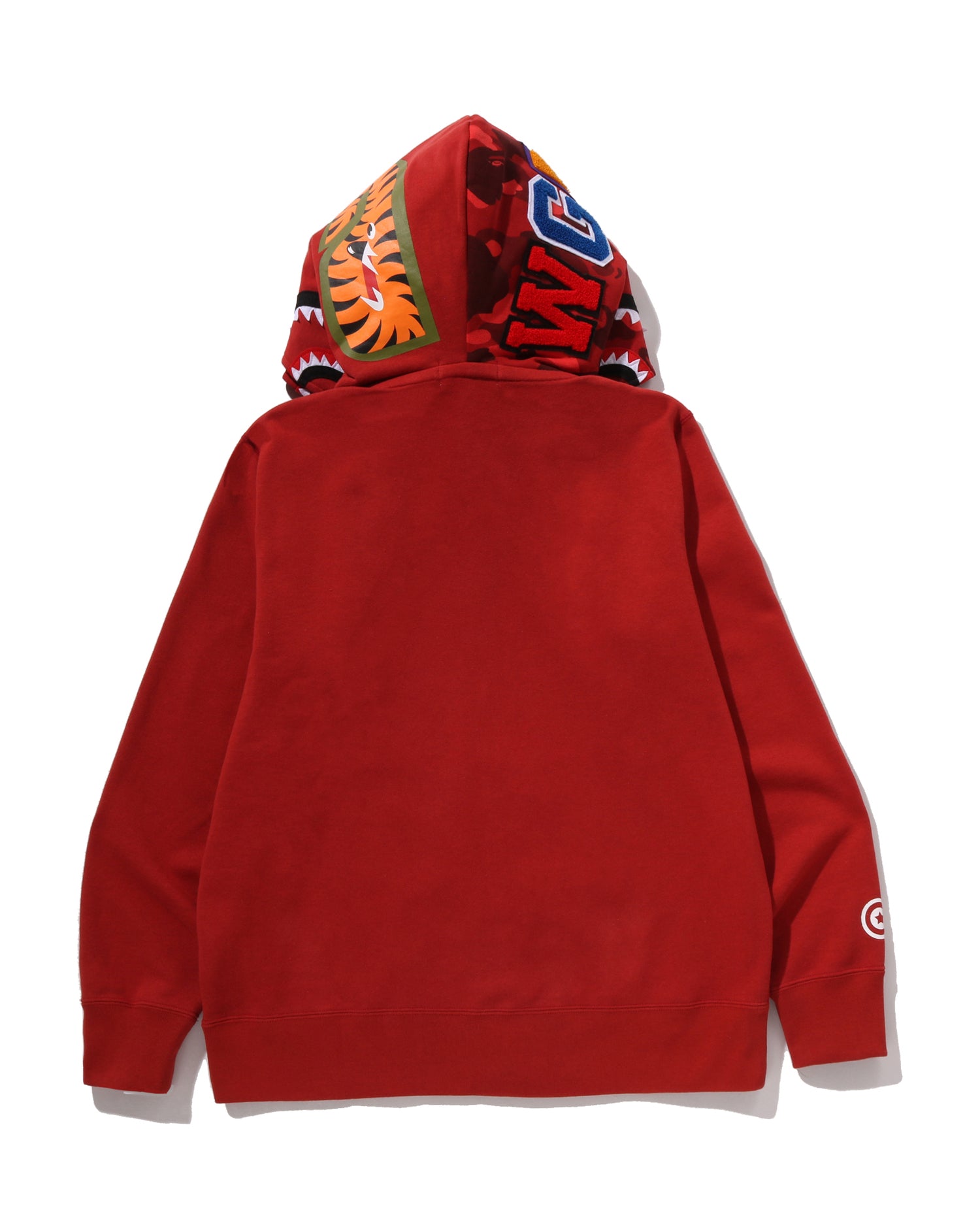 シャークフードパーカー A BATHING APE® Color Camo Shark Full Zip Double Hoodie | Bape