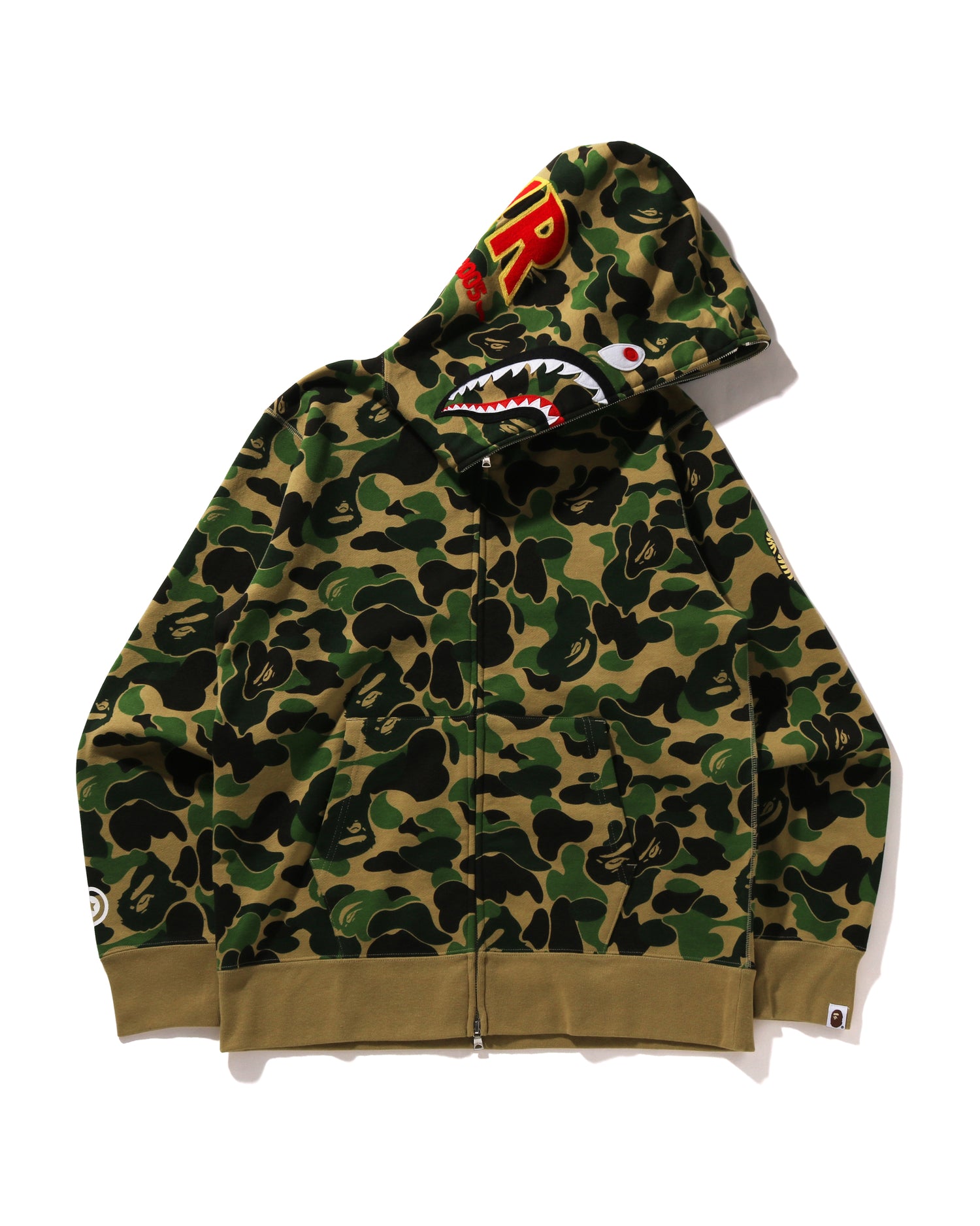 A BATHING APE® Abc Camo Shark Full Zip Hoodie | Bape
