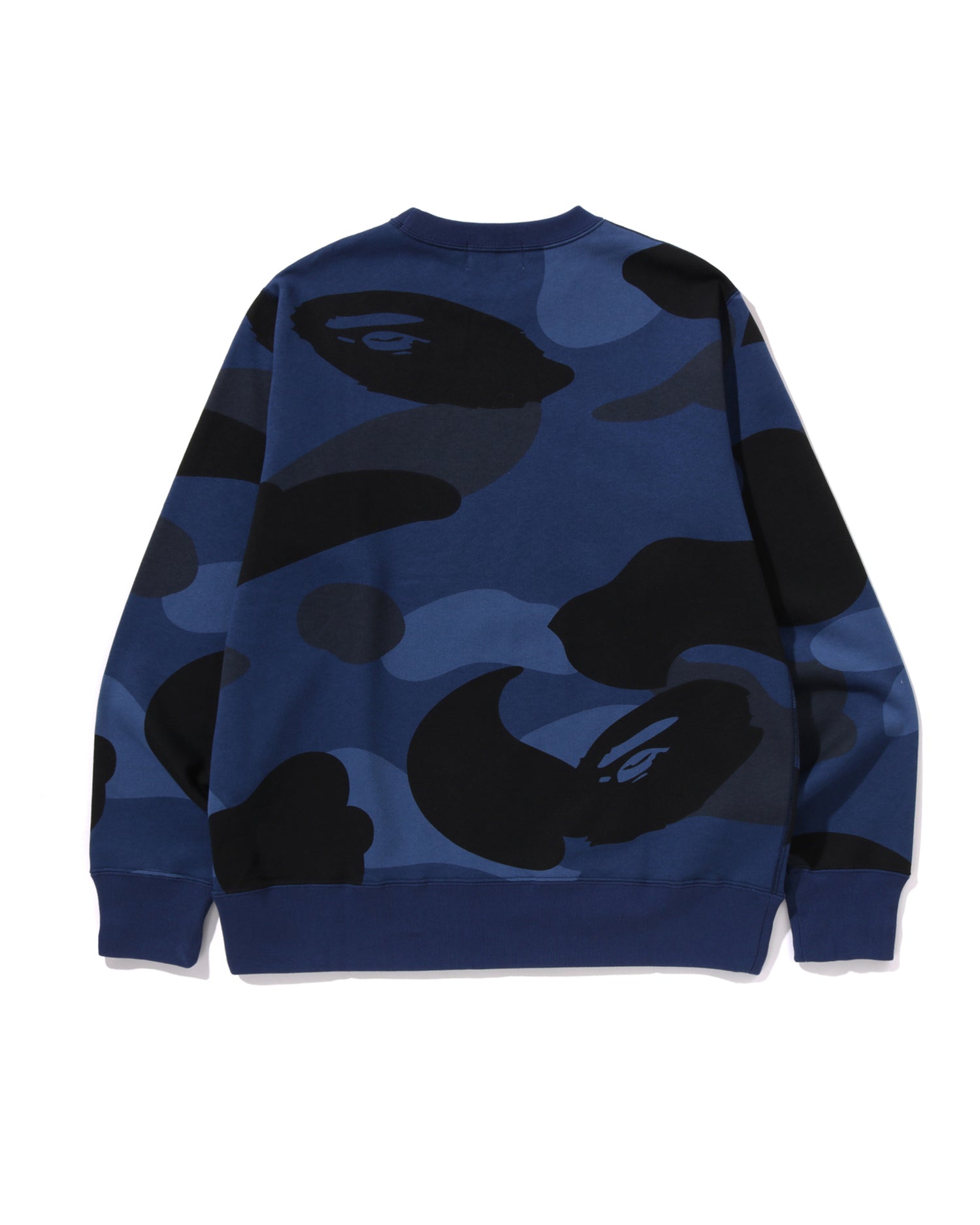 【ベアーページです】 A BATHING APE® Mega Color Camo Big Ape Head Crewneck