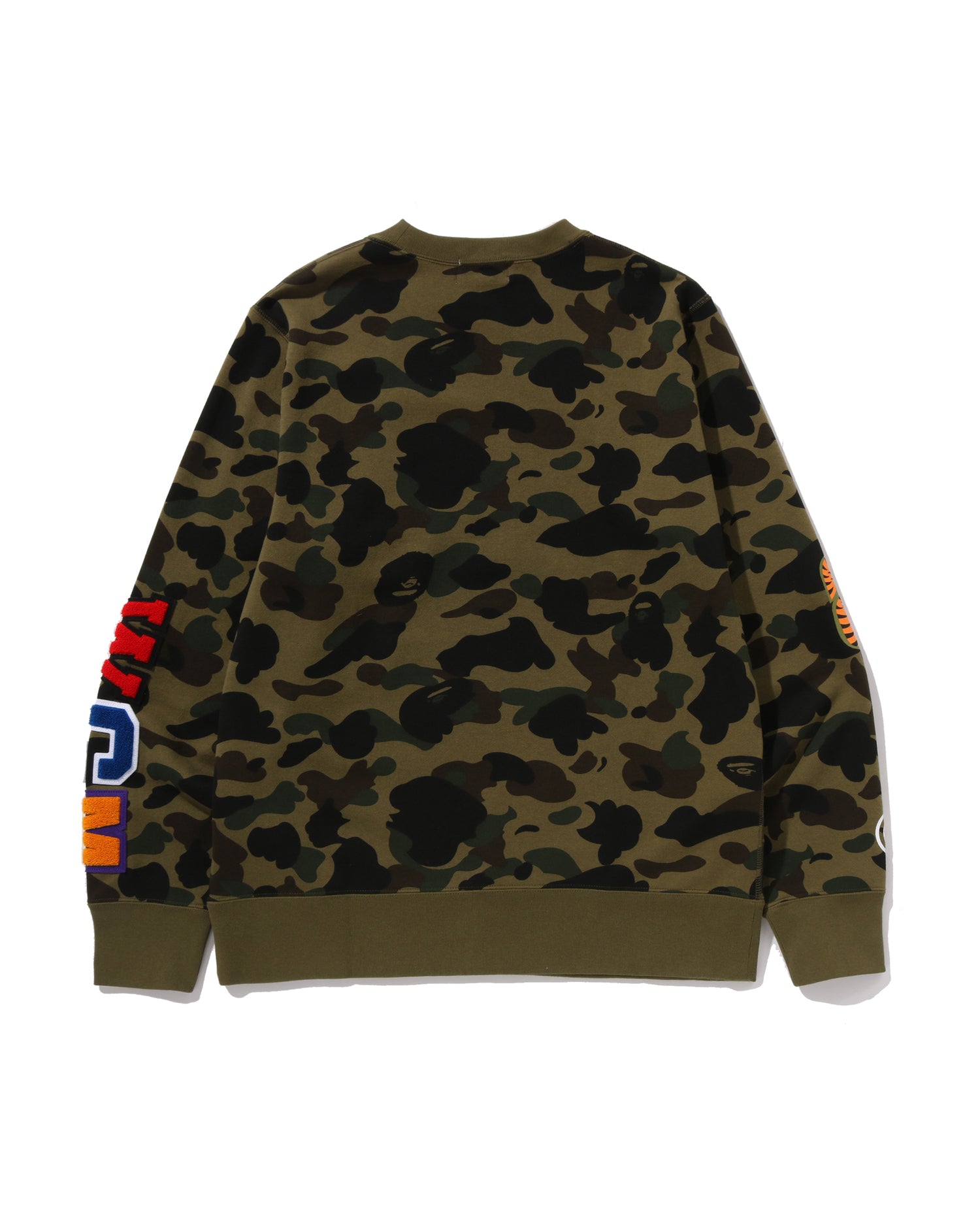 A BATHING APE　1ST CAMO SHARK CREWNECK A BATHING APE® 1st Camo Shark Crewneck Sweatshirt | Bape official