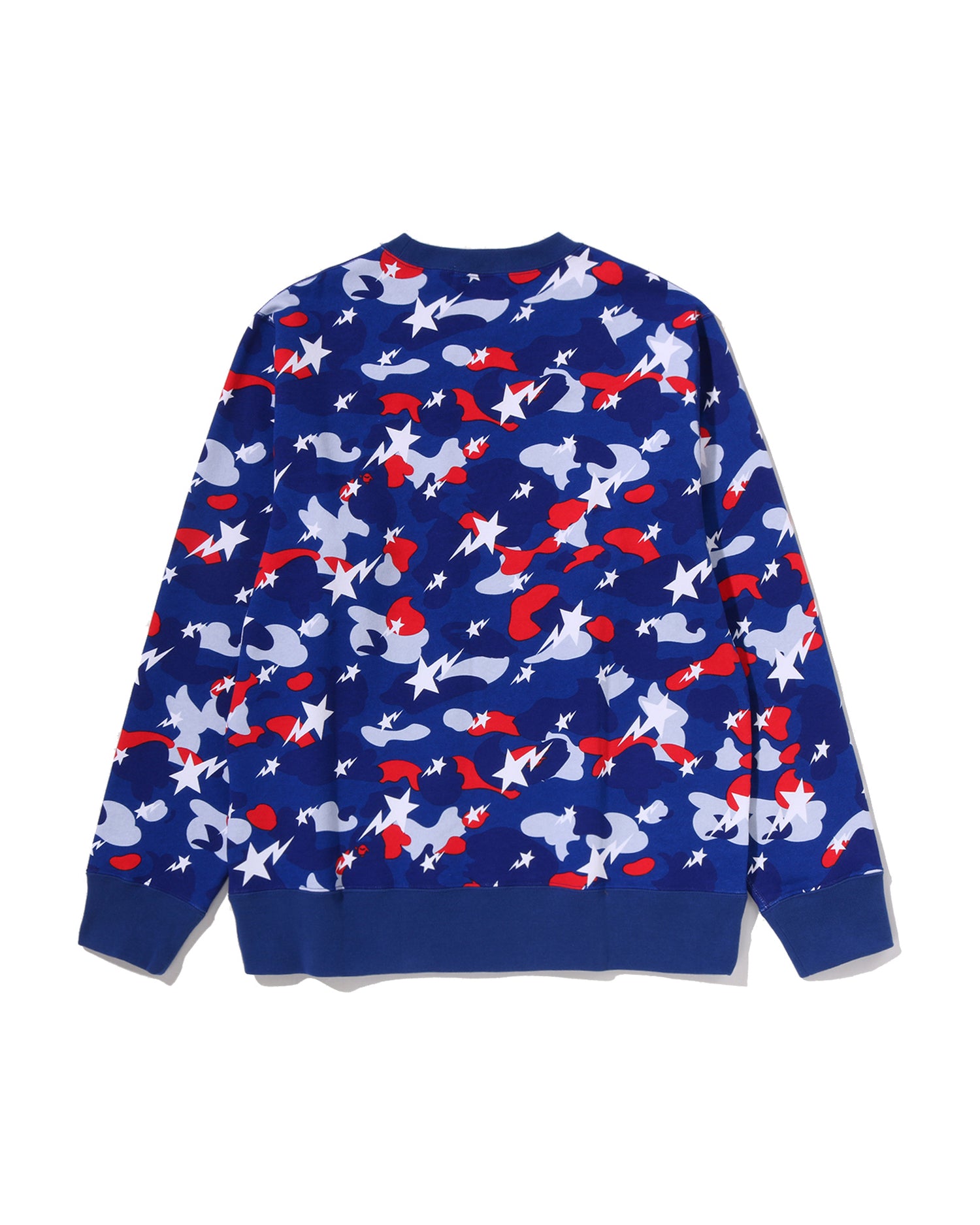 A BATHING APE® STA Strike Camo College Crewneck Sweatshirt | Bape