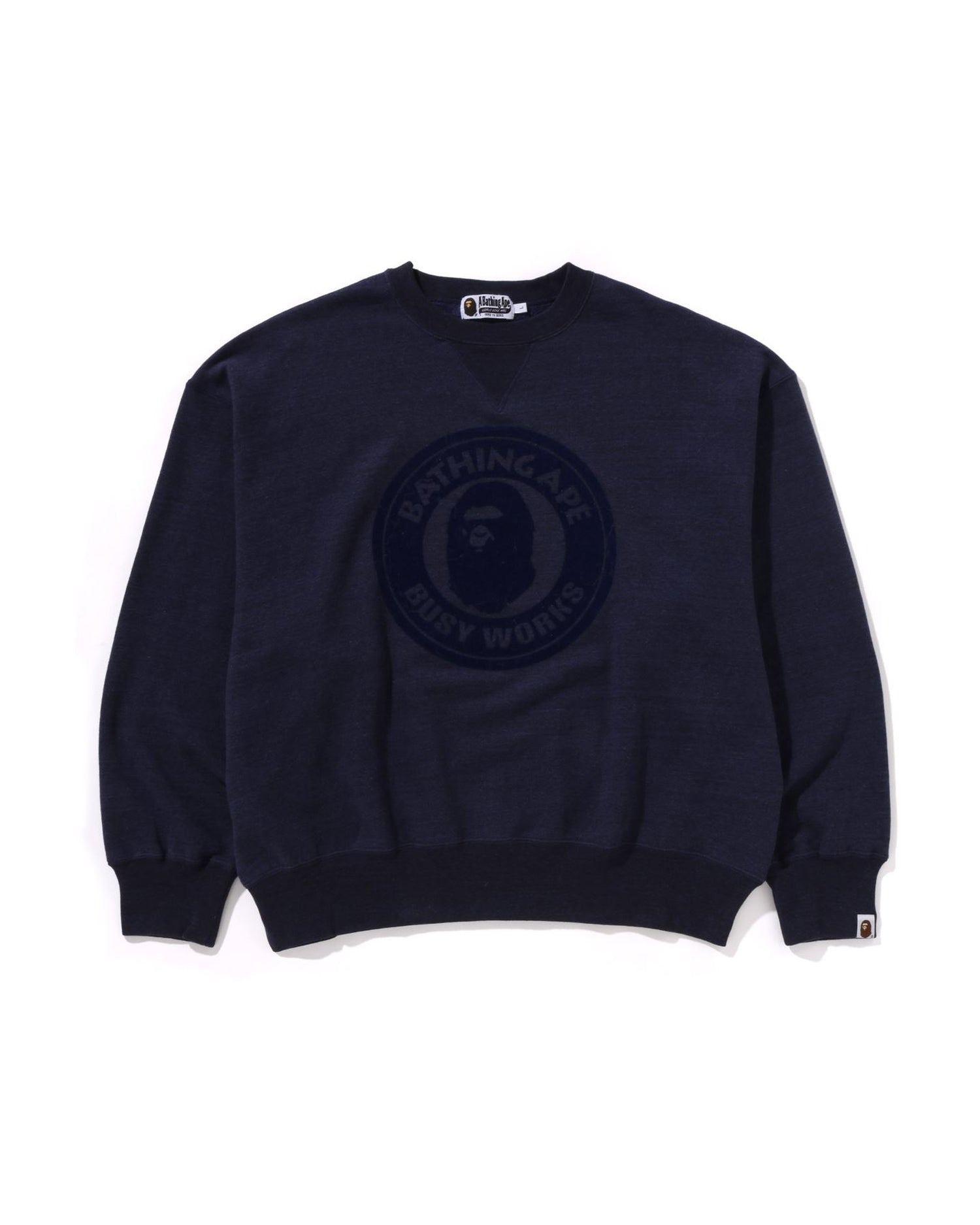 BAPE Navy Blue on sale Crewneck