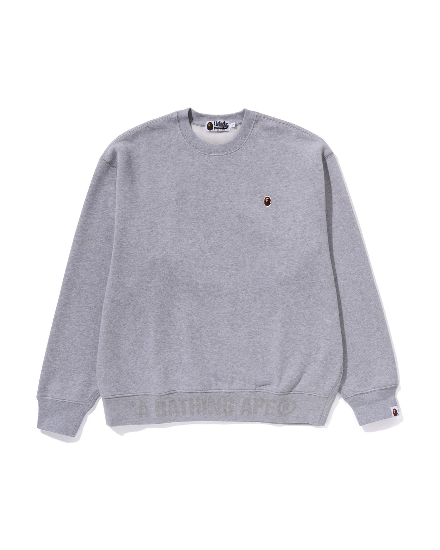 A BATHING APE® Ape Head One Point Crewneck | Bape official