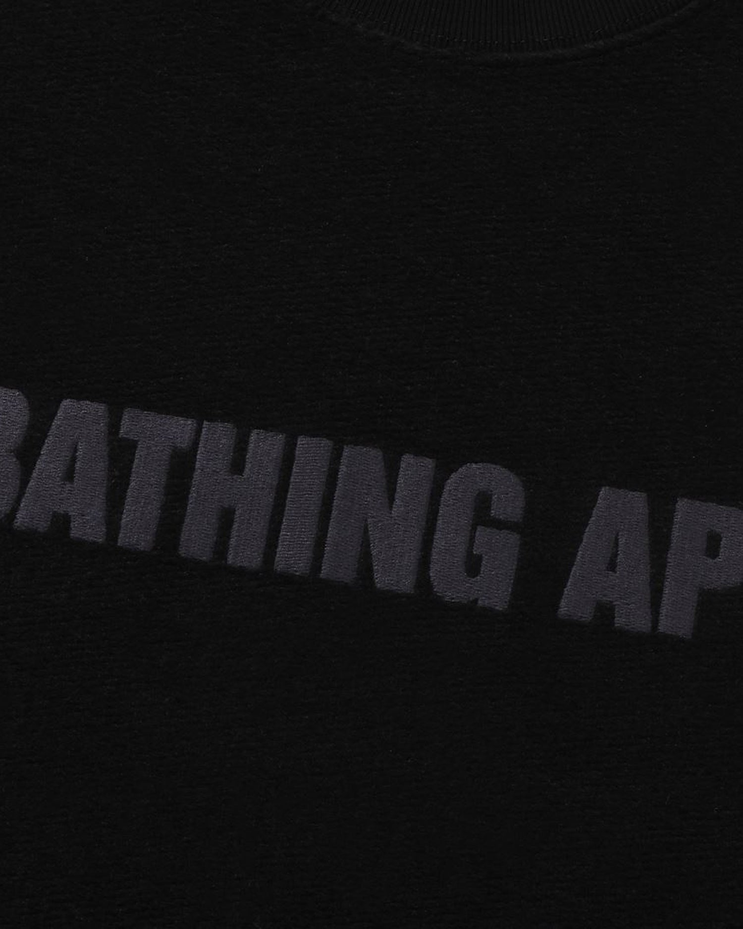 A BATHING APE® Bathing Ape Logo Relaxed Fit Crewneck