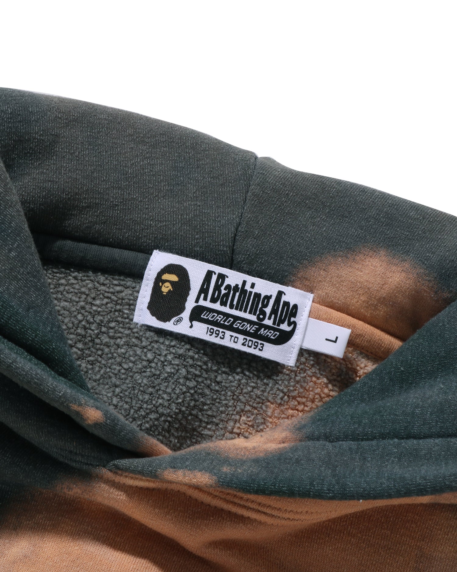 A BATHING APE® Tie Dye College Relaxed Fit Pullover Hoodie