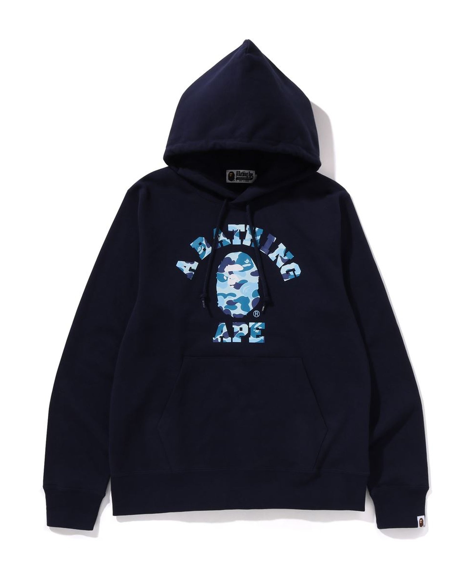 A BATHING APE Abc Camo College Pullover Hoodie Bape official website INT.BAPE.COM