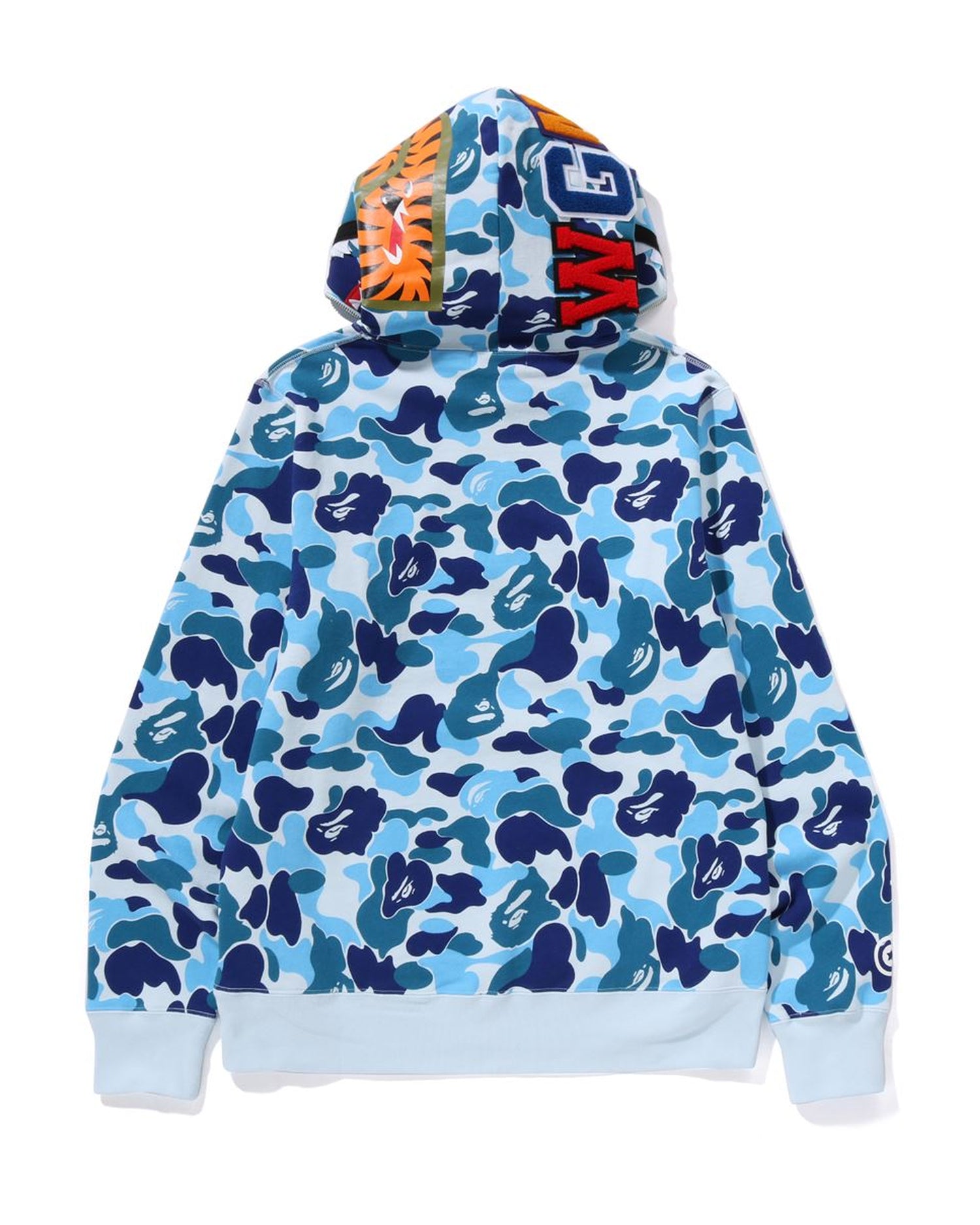 A BATHING APE Abc Camo Shark Half Zip Pullover Hoodie Bape official website INT.BAPE.COM