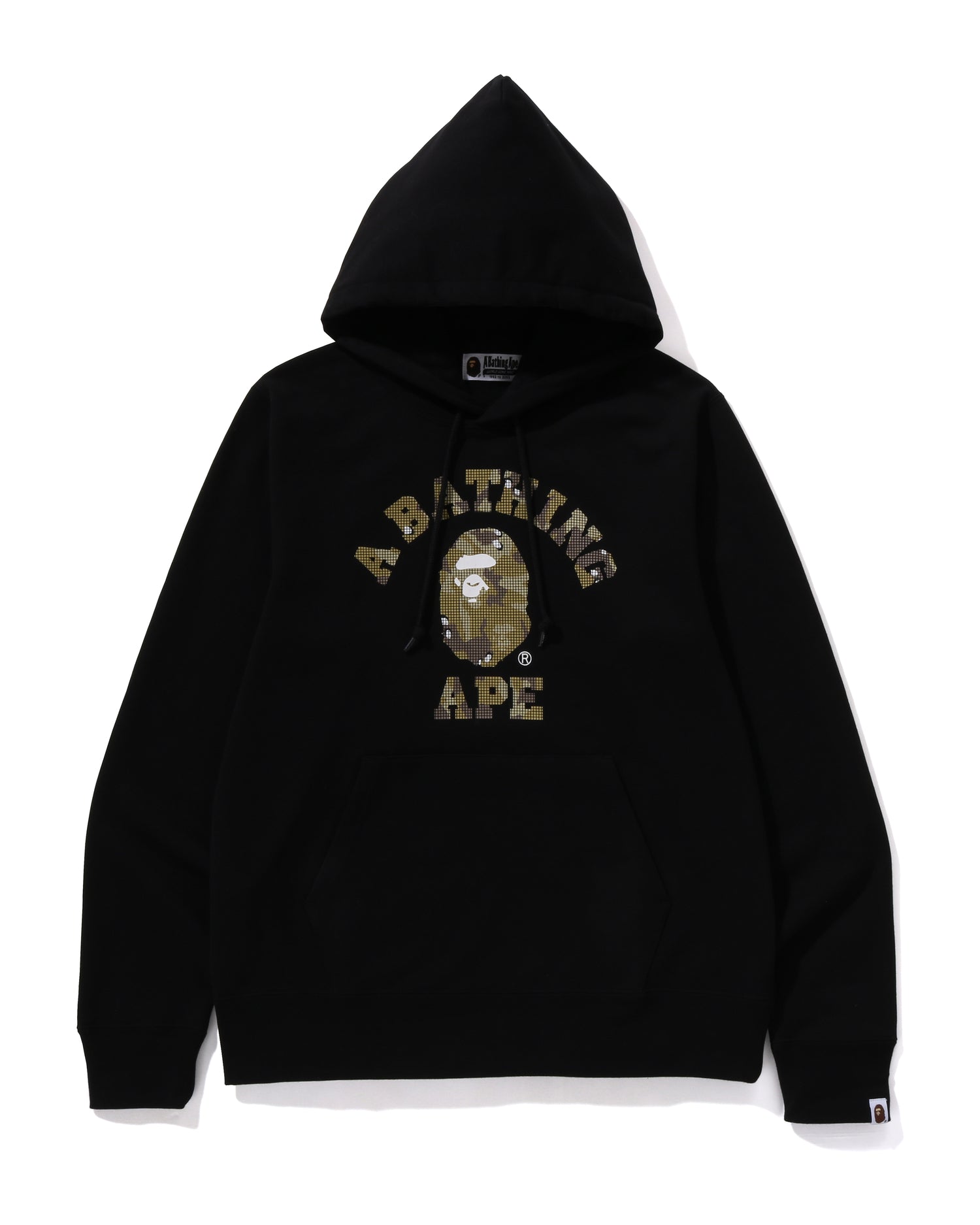 A BATHING APE Bitmap College Pullover Hoodie Bape official website INT. BAPE.COM