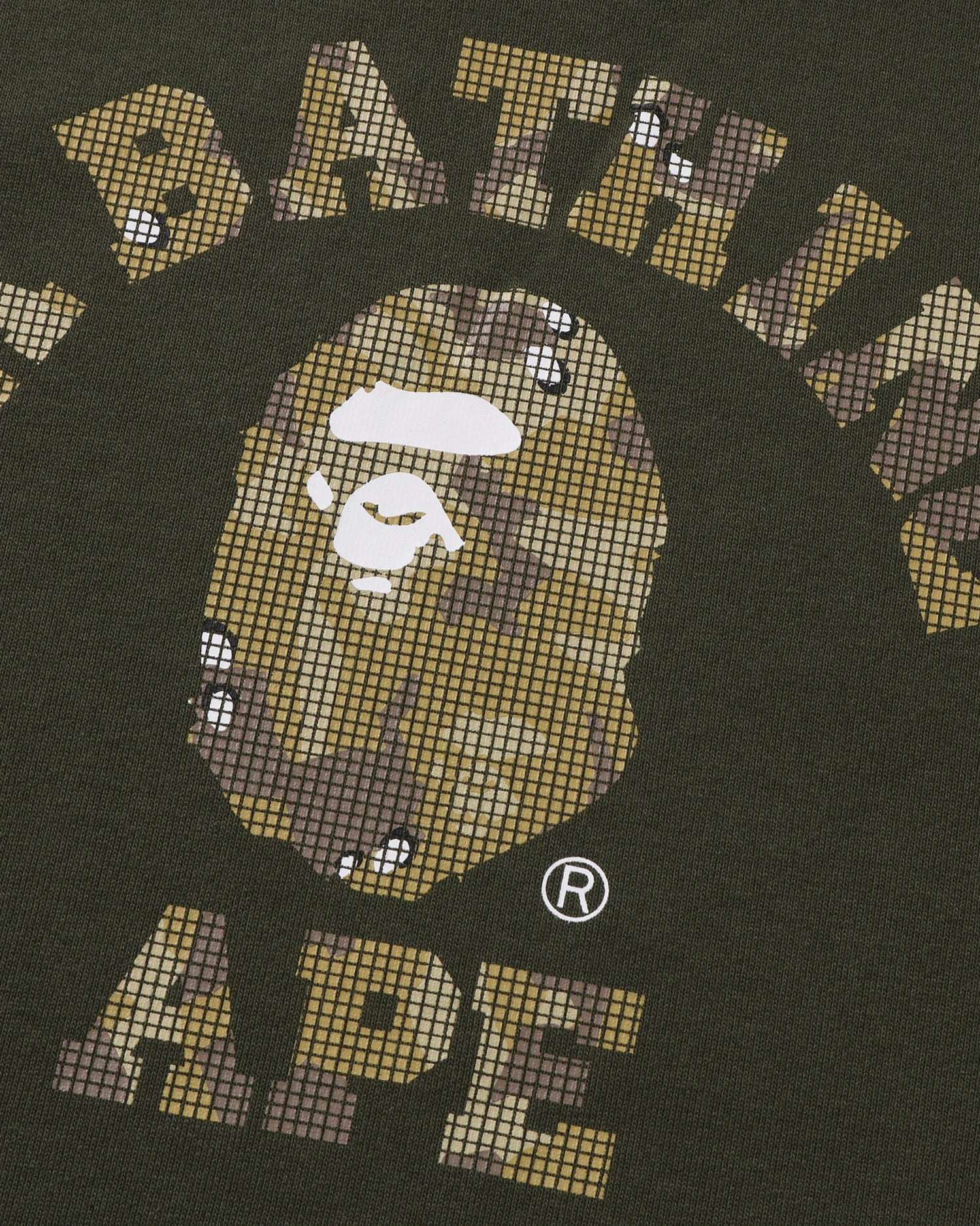 A BATHING APE® Bitmap College Pullover Hoodie | Bape
