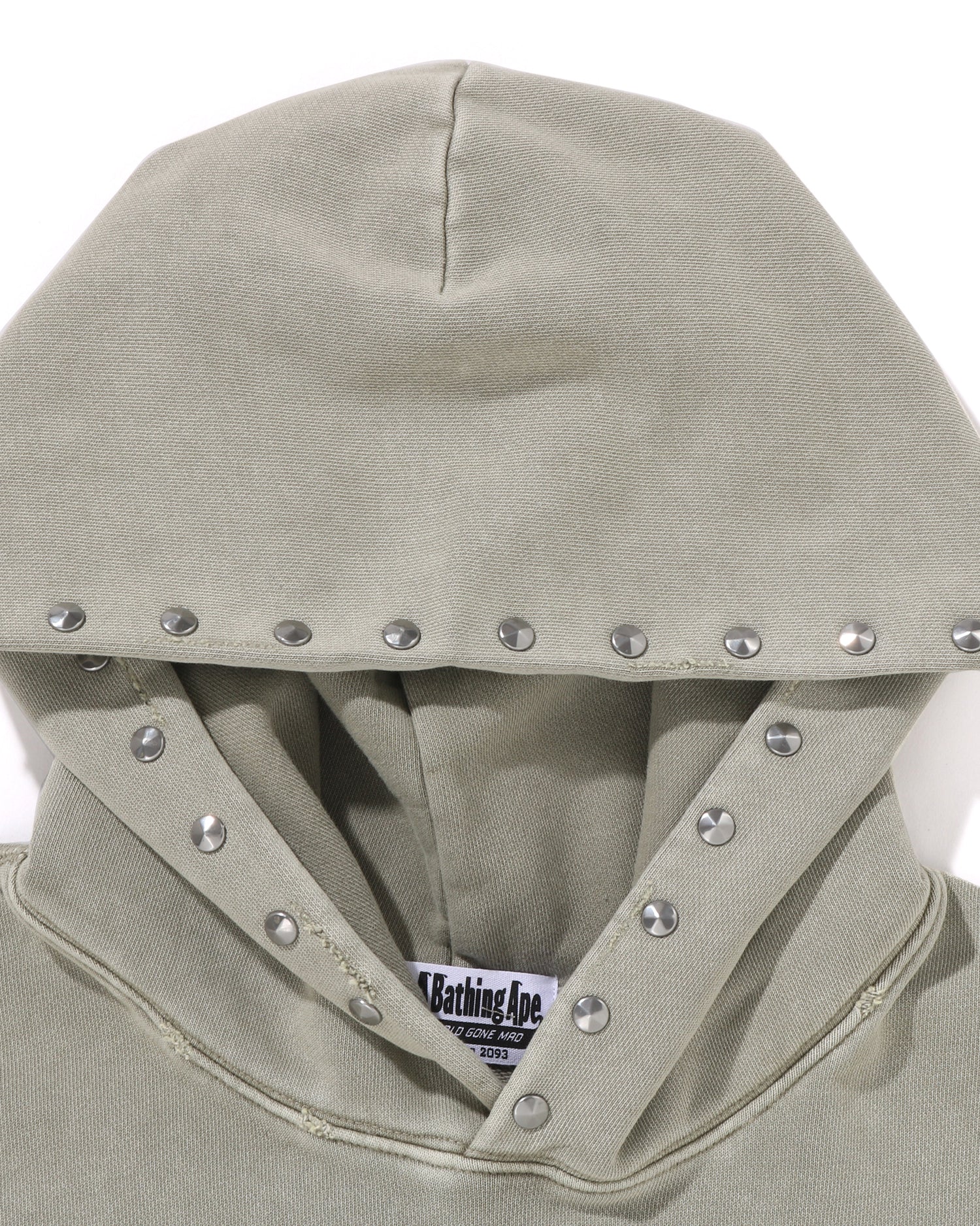A BATHING APE® Studded Garment Dye Logo Sleeveless Pullover