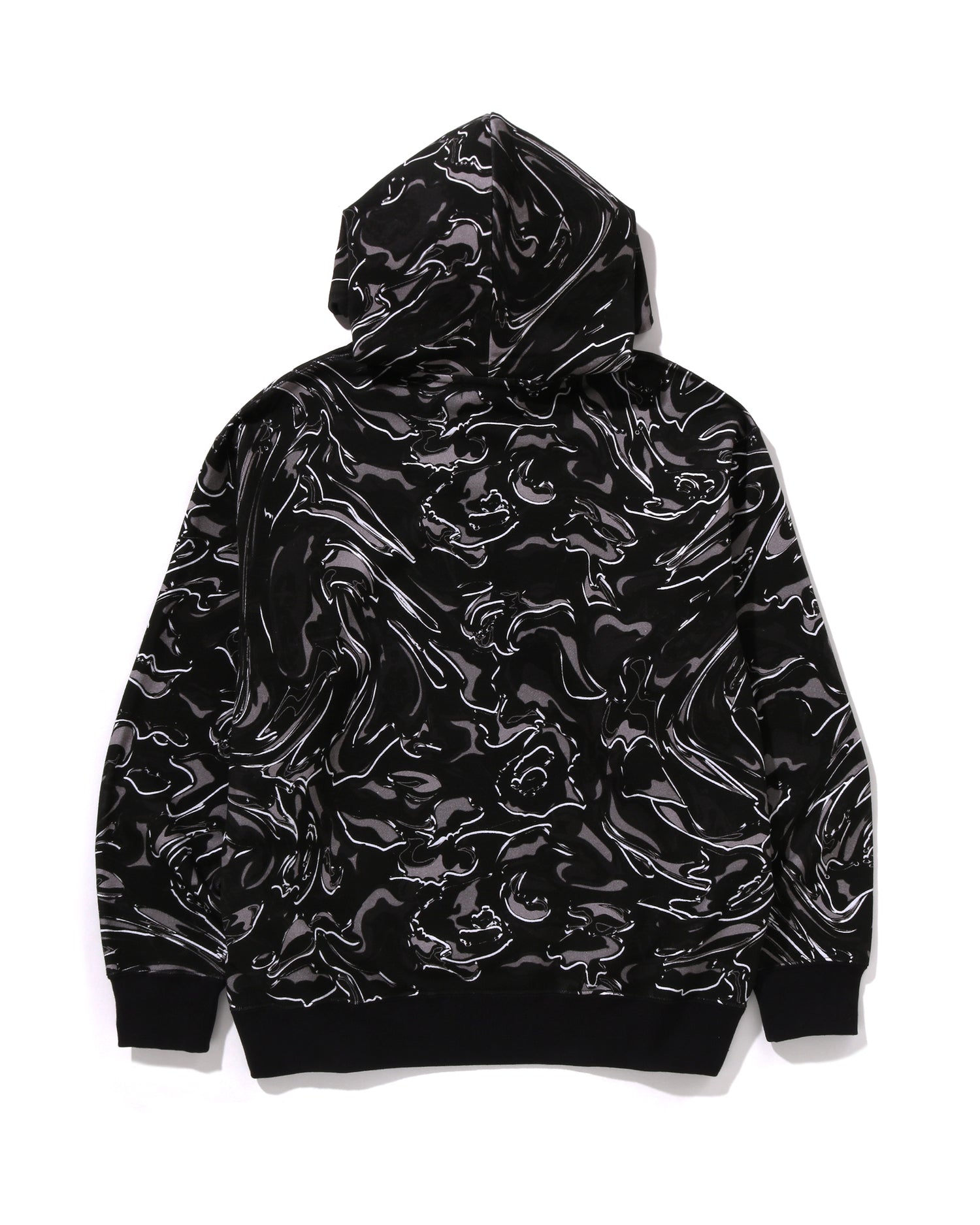 A BATHING APE® Marbling Camo Relaxed Fit Pullover Hoodie