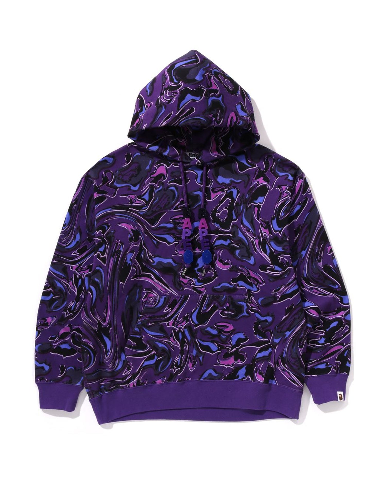 A BATHING APE® Marbling Camo Relaxed Fit Pullover Hoodie