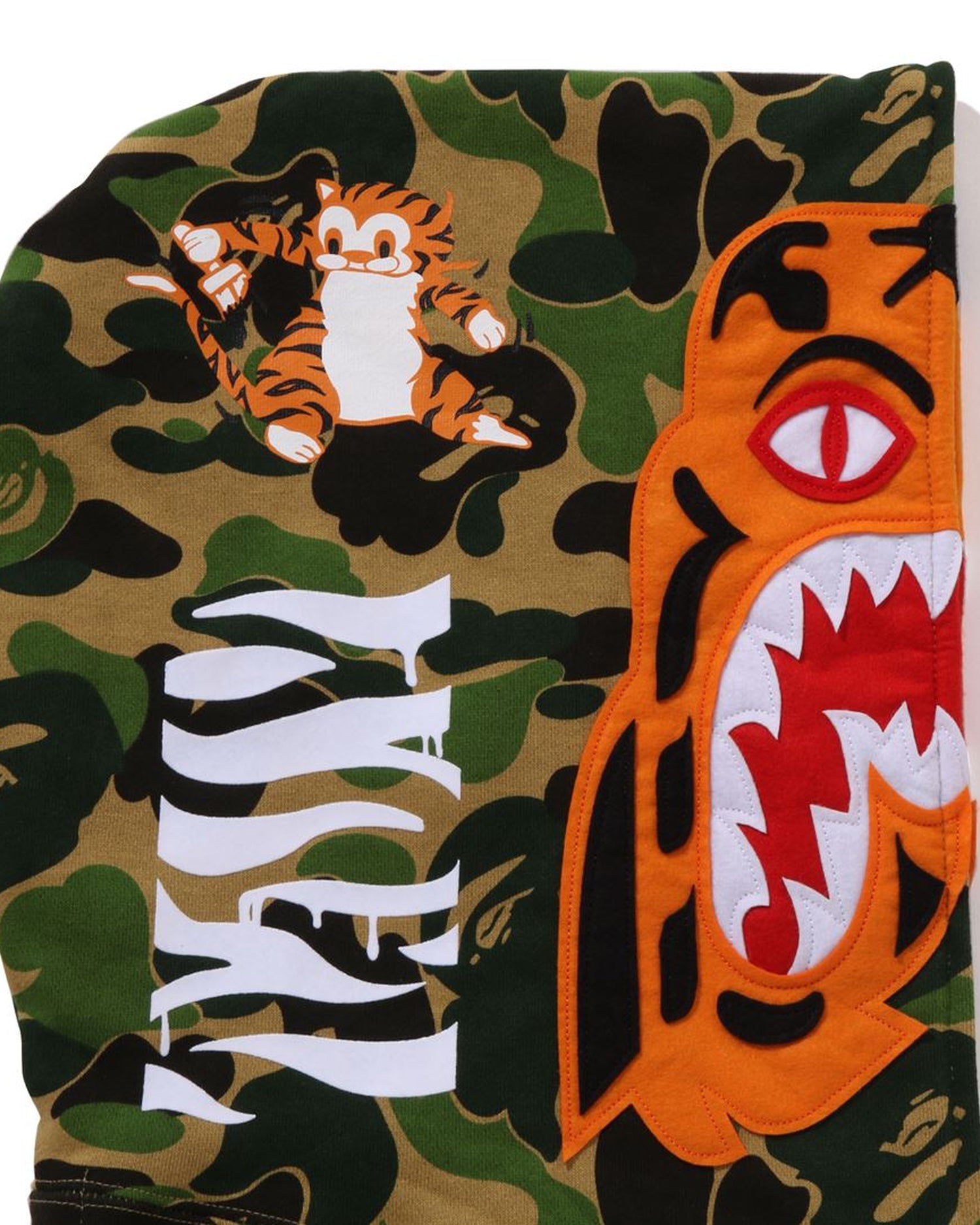 A BATHING APE Abc Camo Tiger Full Zip Hoodie Bape official website INT. BAPE.COM