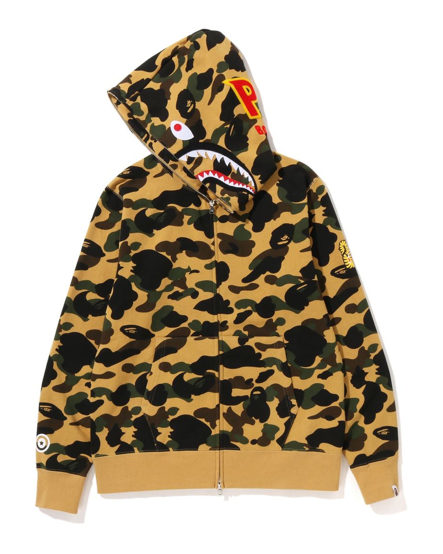 A BATHING APE 1st Camo 2nd Shark Full Zip Hoodie Bape official website INT.BAPE.COM