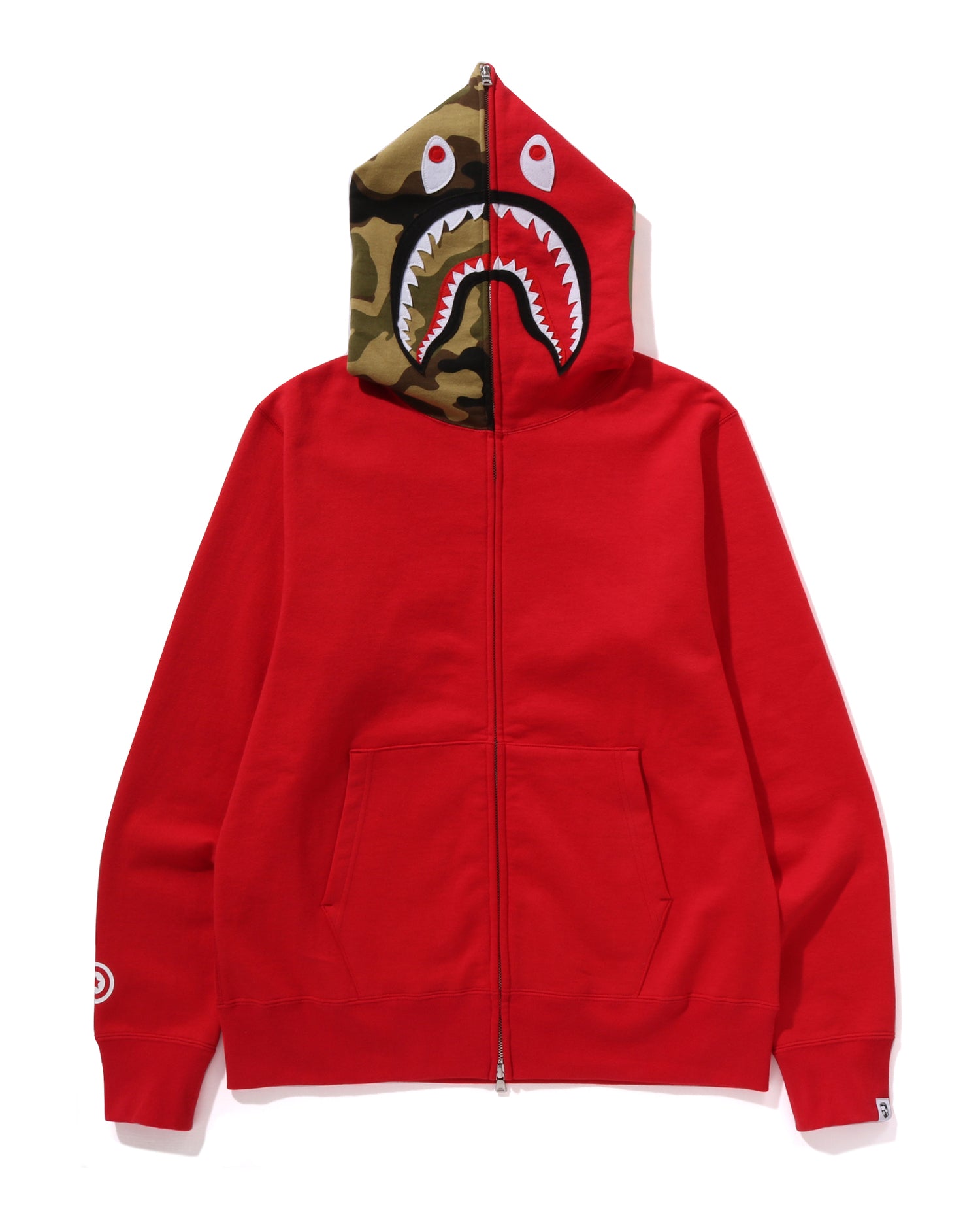 Men’s Bape Red Hoodie/Jacket Size outlet Large (NWT)