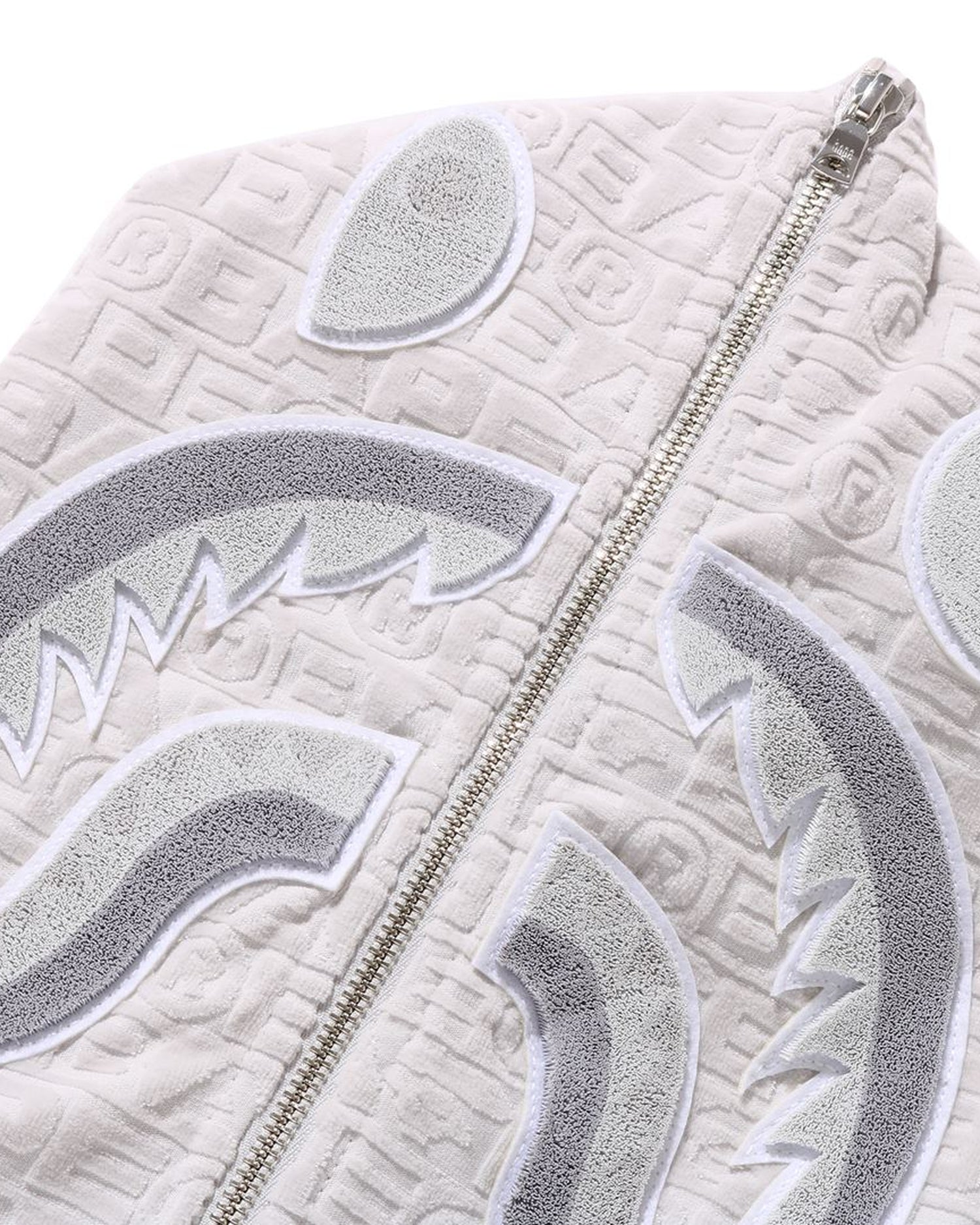 A BATHING APE® Lux Sport Pattern Shark Relaxed Fit Fz Hoodie A BATHING APE® Lux Sport Pattern Shark Relaxed Fit Fz Hoodie