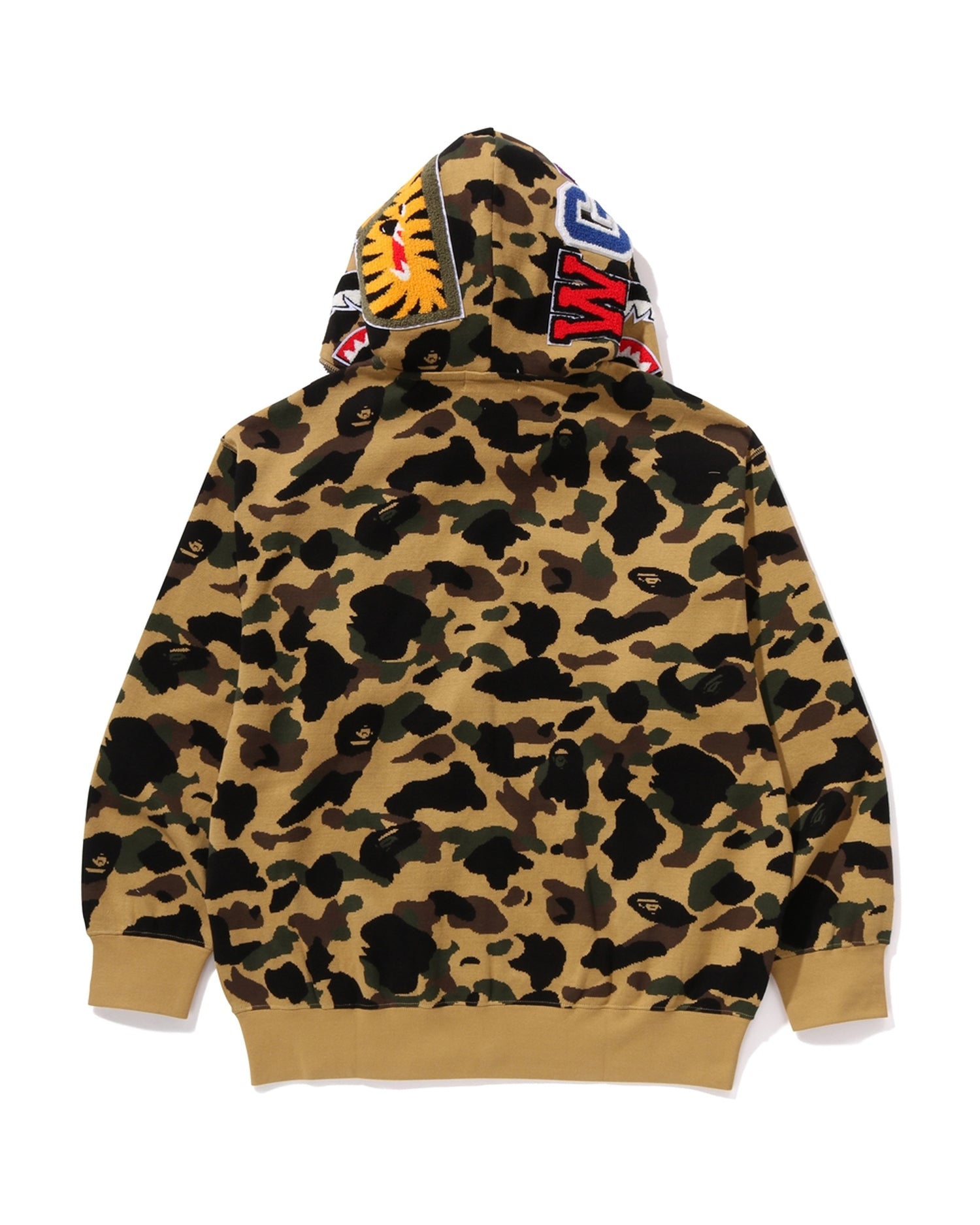 A BATHING APE® 1st Camo Jacquard Shark Hoodie | Bape