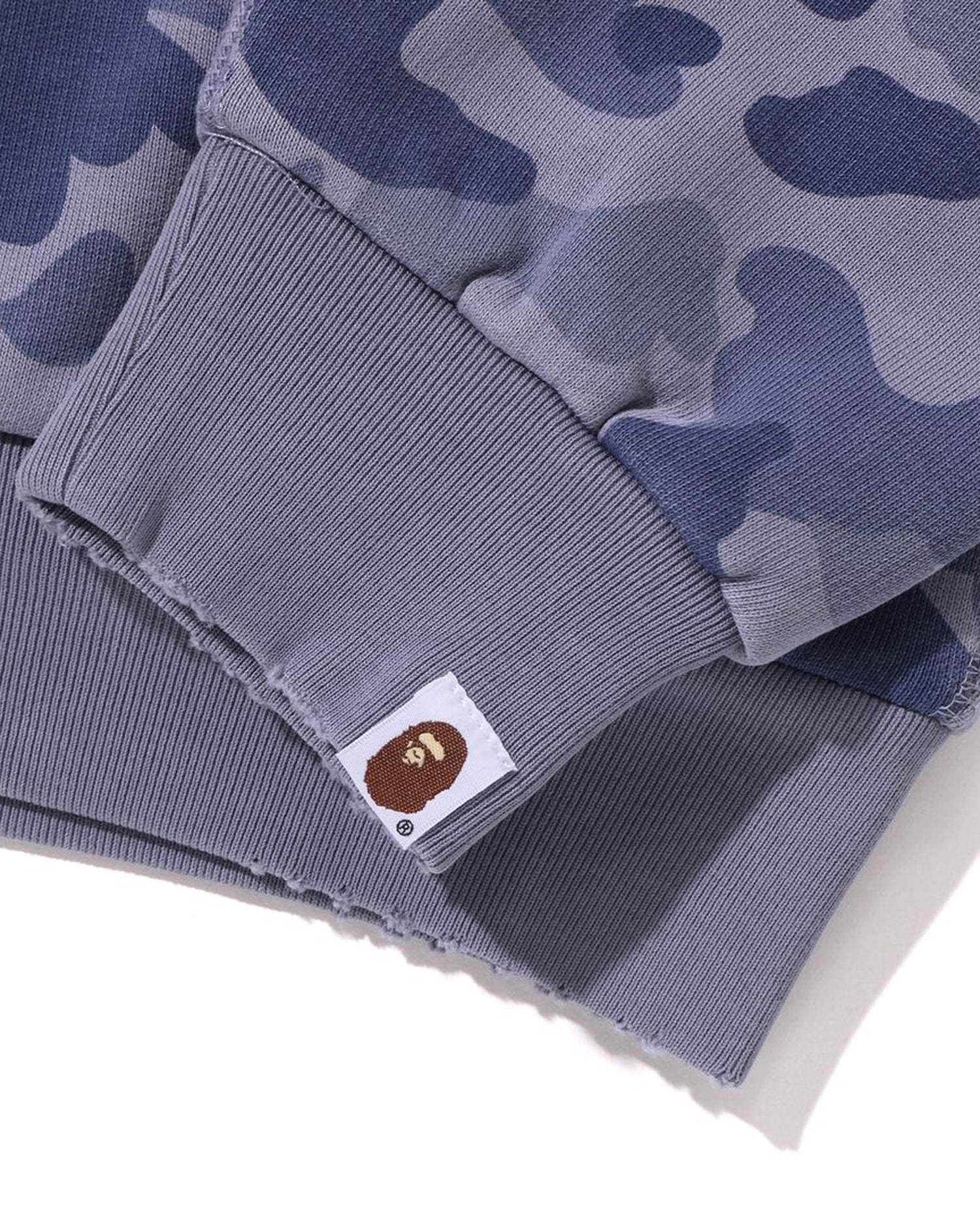 A BATHING APE® 1st Camo Heavy Wash Cropped Fit Zip Hoodie