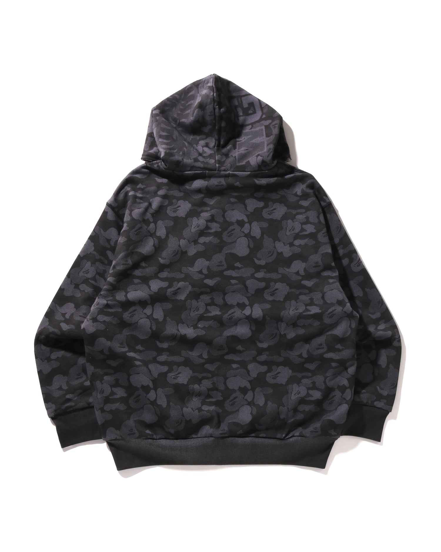 A BATHING APE® Camo Fake Print Relaxed Fit Shark Full Zip