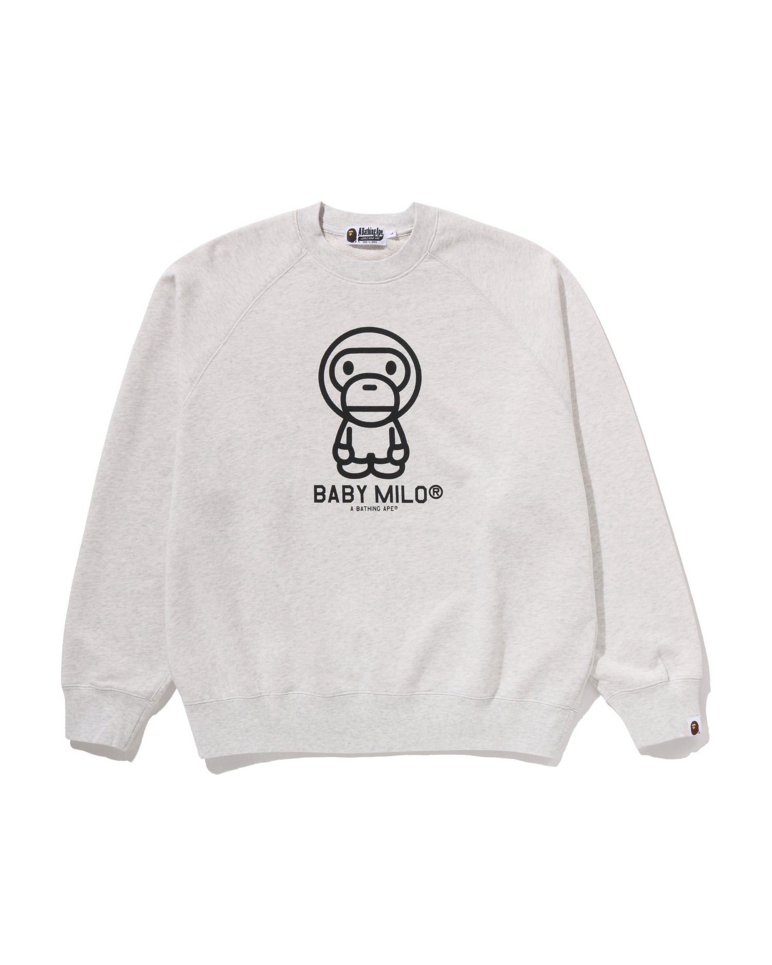 完売商品 A BATHING APE BABY MILO スウェット A BATHING APE® Heavy Wash Baby Milo Relaxed Fit Crewneck