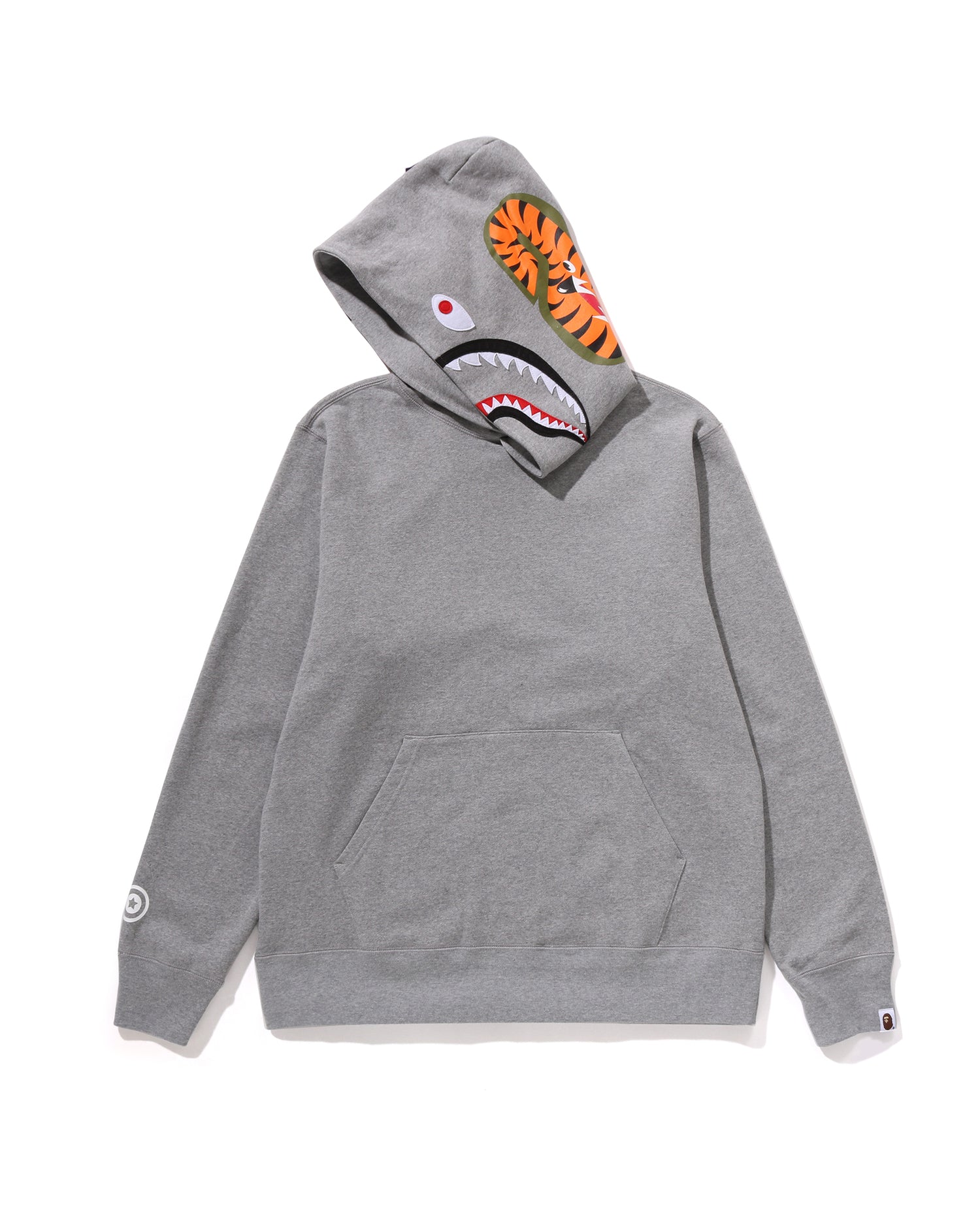 トップス A BATHING APE SHARK PULLOVER HOODIE L A Bathing Ape Men Shark Pullover Hoodie gray