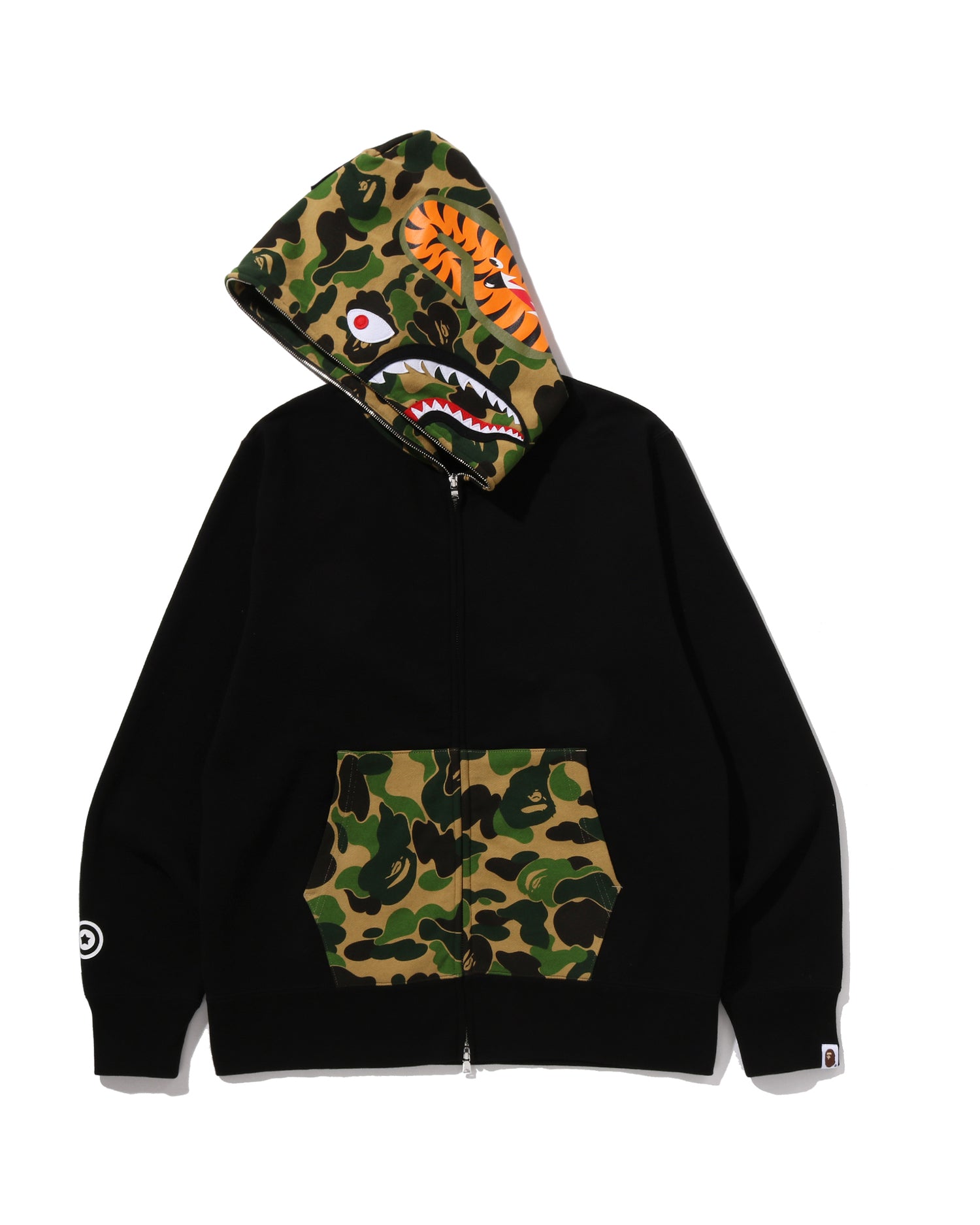 A BATHING APE® Abc Camo Shark Full Zip Hoodie | Bape official