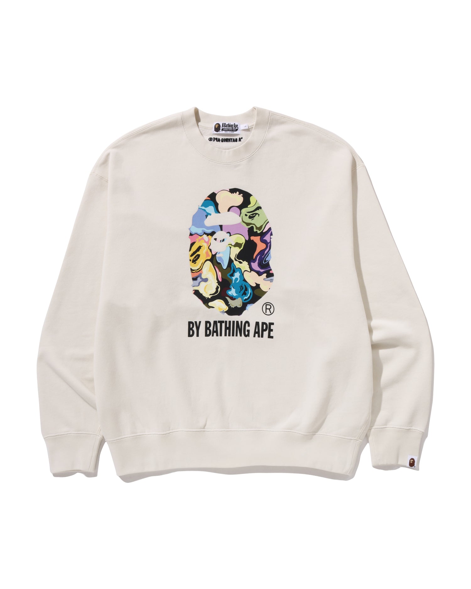 BAPE by a bathing ape スウェット　ロゴ　プリント A BATHING APE(アベイシングエイプ) BAPE プリントロゴ