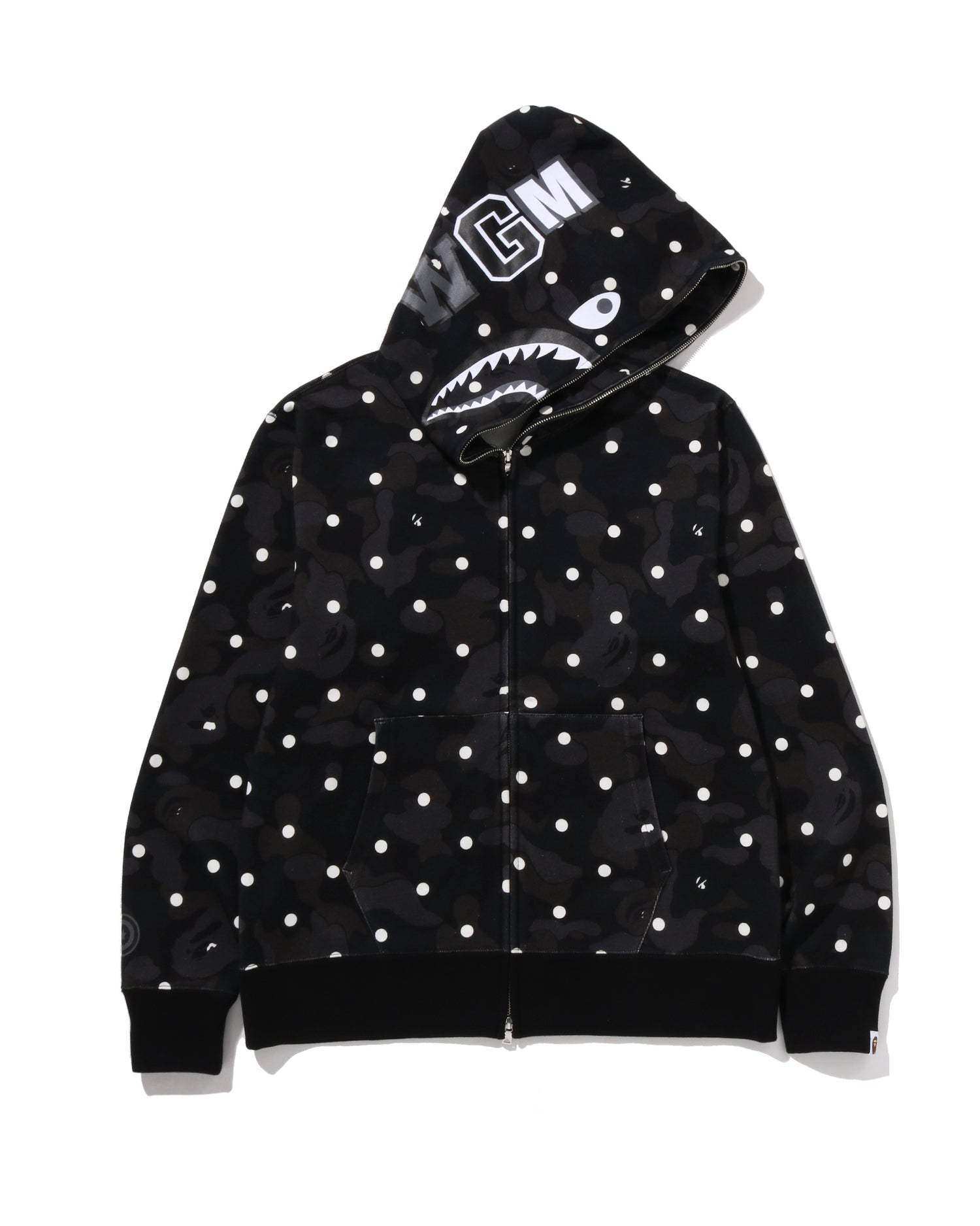トップス BAPE ABC DOT SHARK FULL ZIP HOODIE M A BATHING APE® Abc Dot Shark Full Zip Hoodie | Bape official