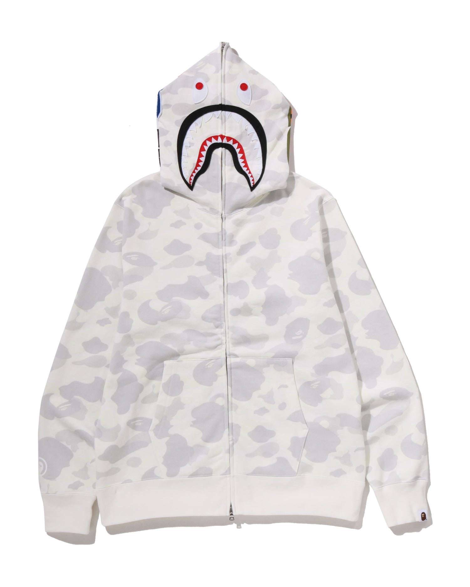 A BATHING APE® City Camo Shark Regular Fit Full Zip Hoodie | Bape