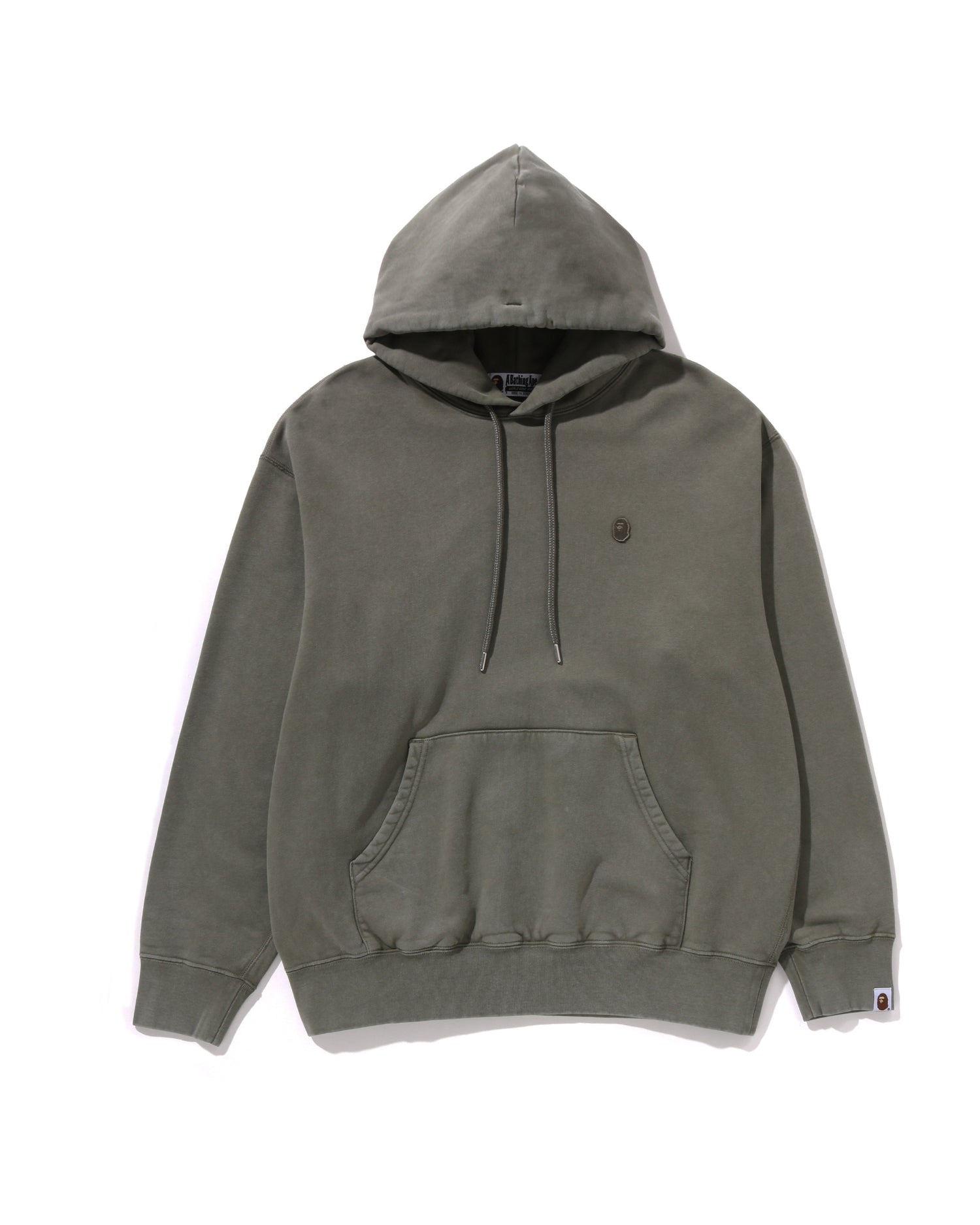 A BATHING APE® Garment Dye One Point Relaxed Fit Pullover Hoodie