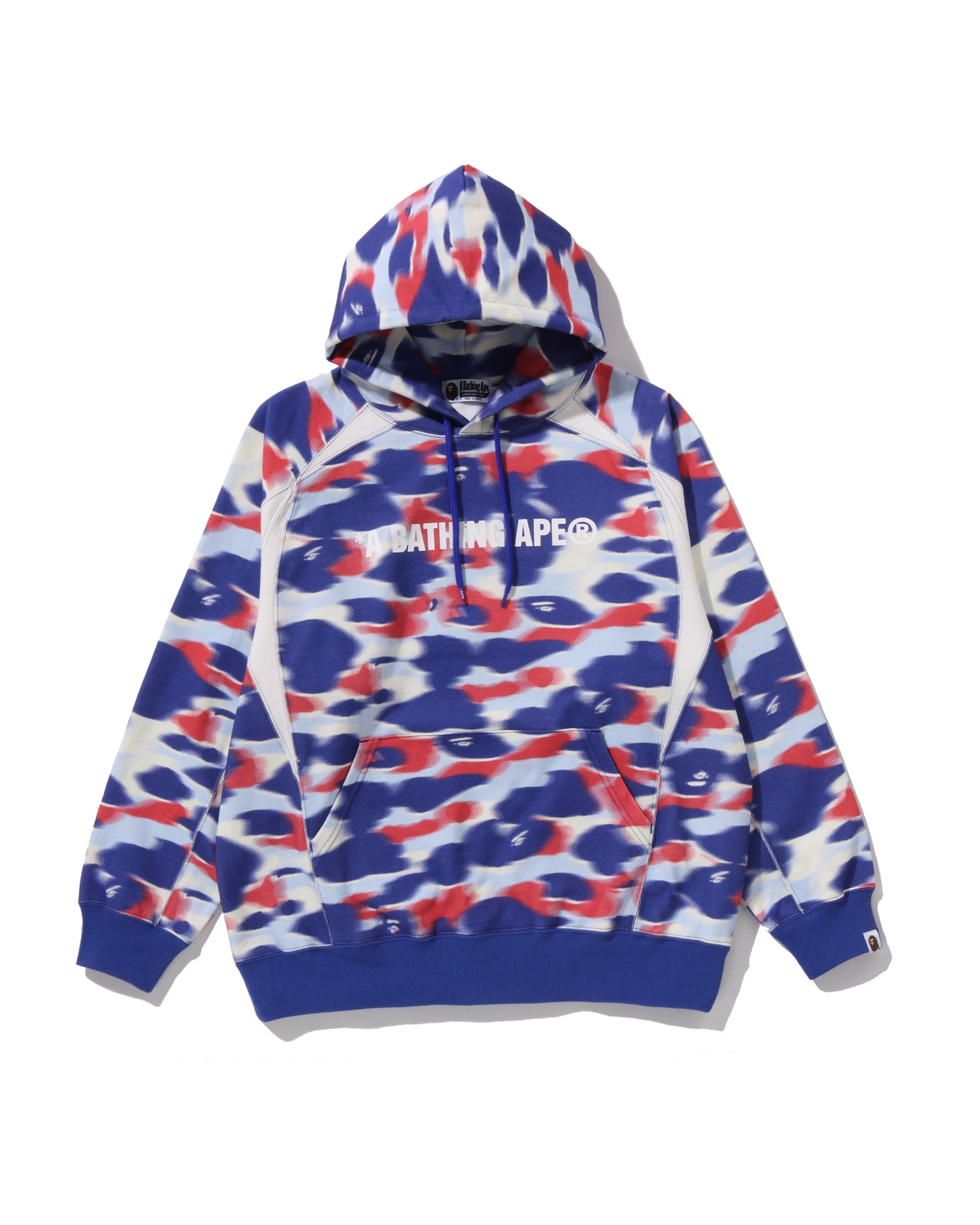 A BATHING APE® Screen Camo Football Logo Relaxed Fit Pullover