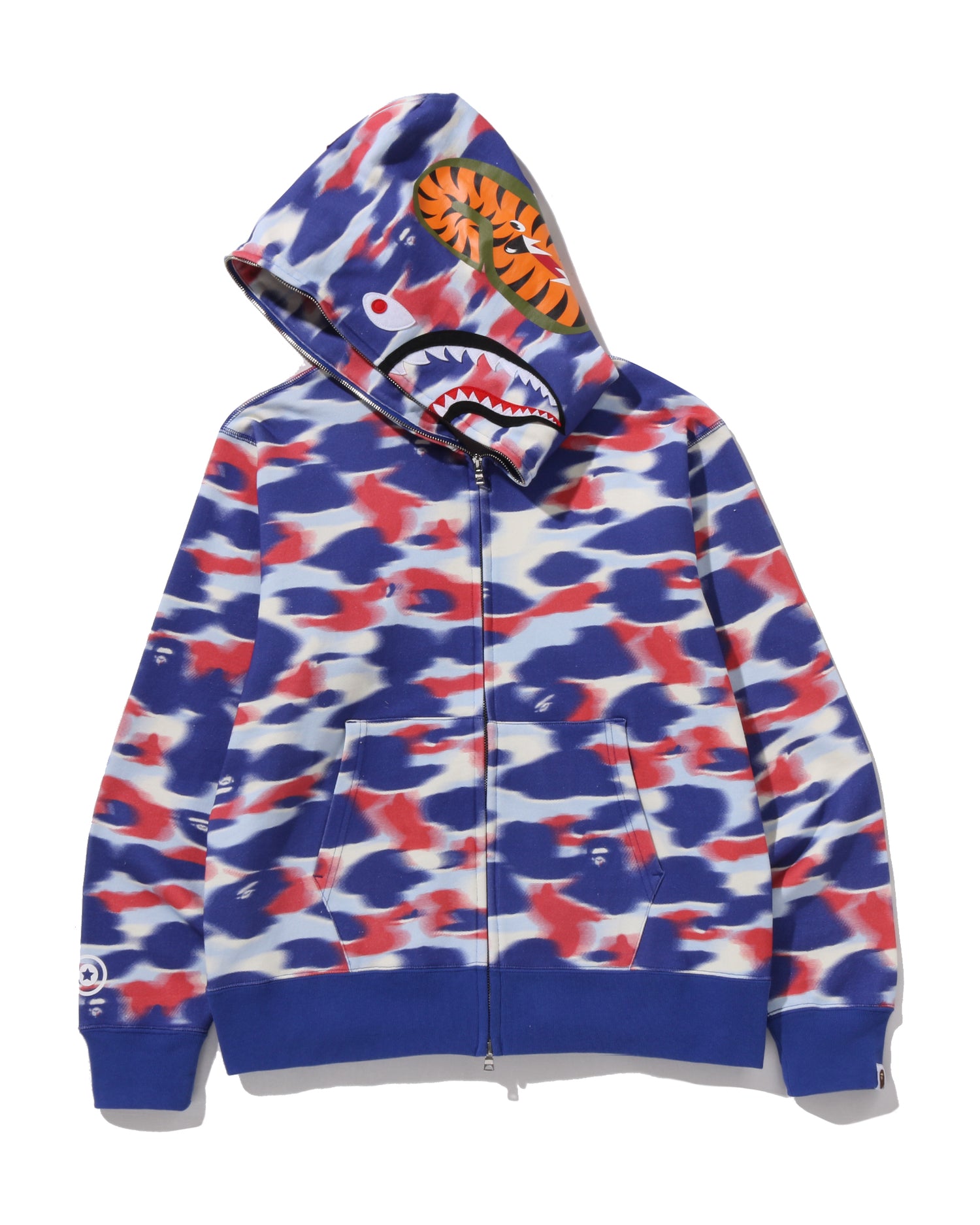 トップス BAPE COLOR CAMO SHARK FULL ZIP HOODIE A BATHING APE® Screen Camo Shark Full Zip Hoodie | Bape official