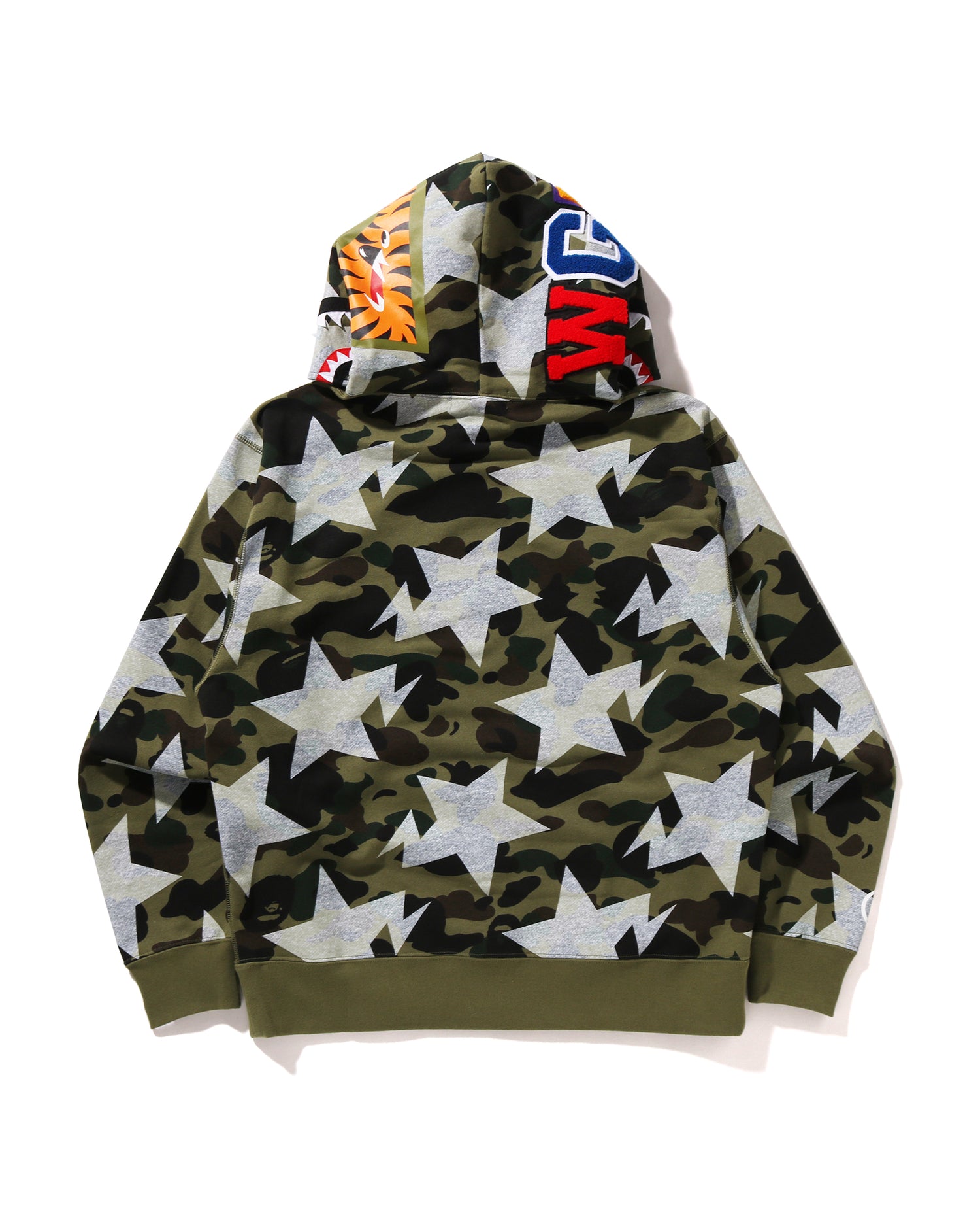 A BATHING APE® STA Over Print 1st Camo Shark Cropped Fit Pullover