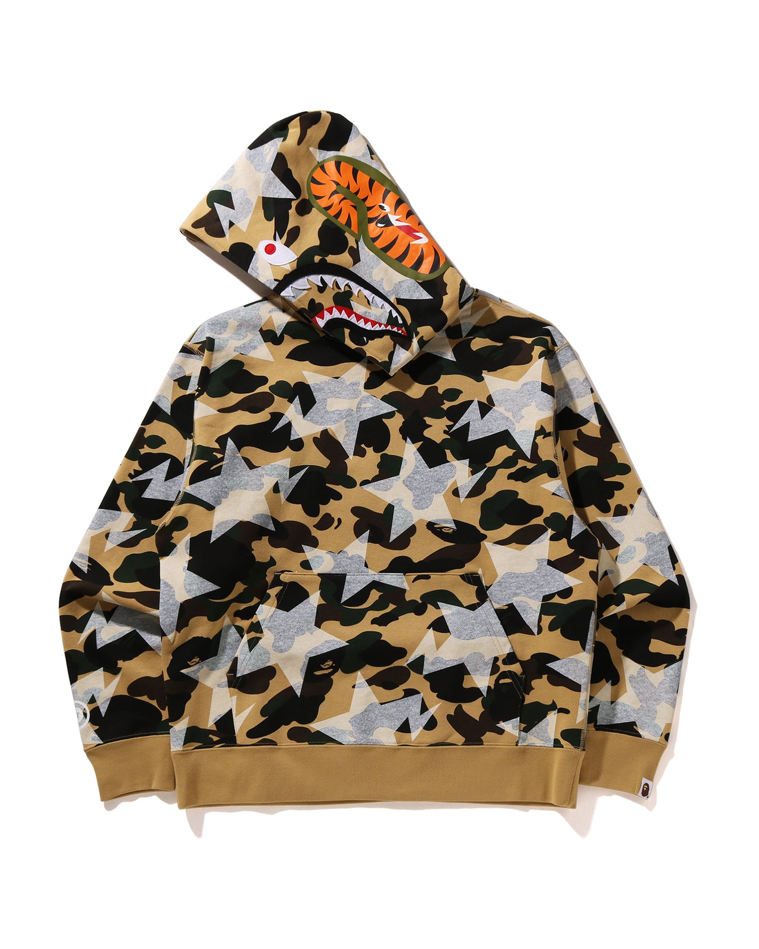 A BATHING APE® STA Over Print 1st Camo Shark Cropped Fit Pullover