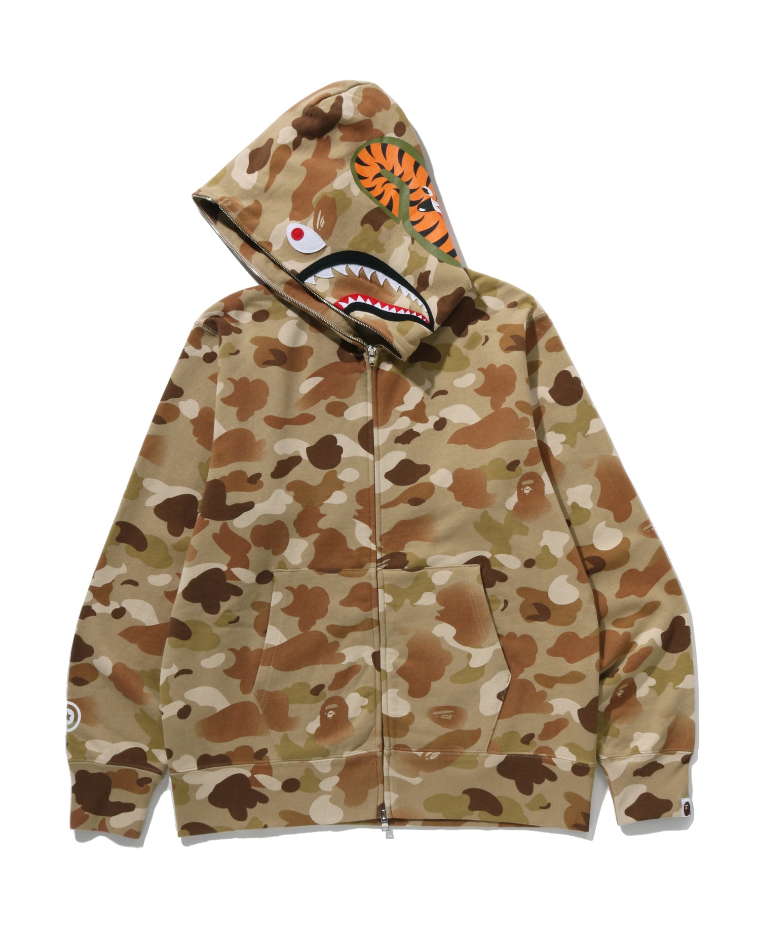 A BATHING APE® Gradation Camo Shark Full Zip Hoodie | Bape