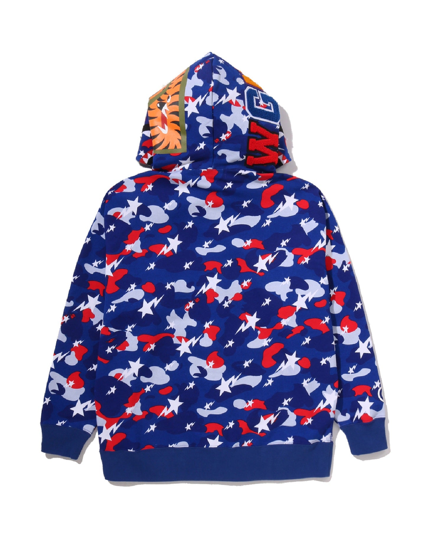 A BATHING APE® STA Strike Camo Shark Relaxed Fit Full Zip Hoodie