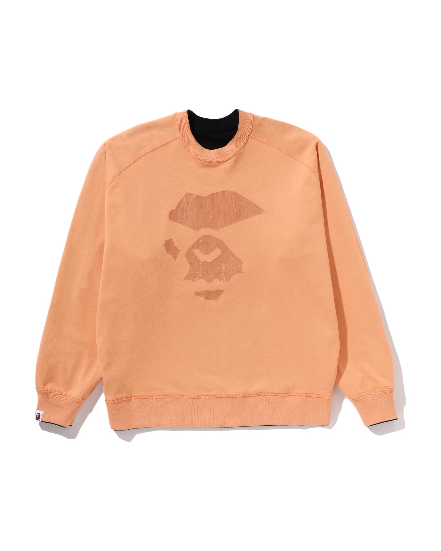 A BATHING APE® BAPE Logo Reversible Loose Fit Crewneck Sweatshirt