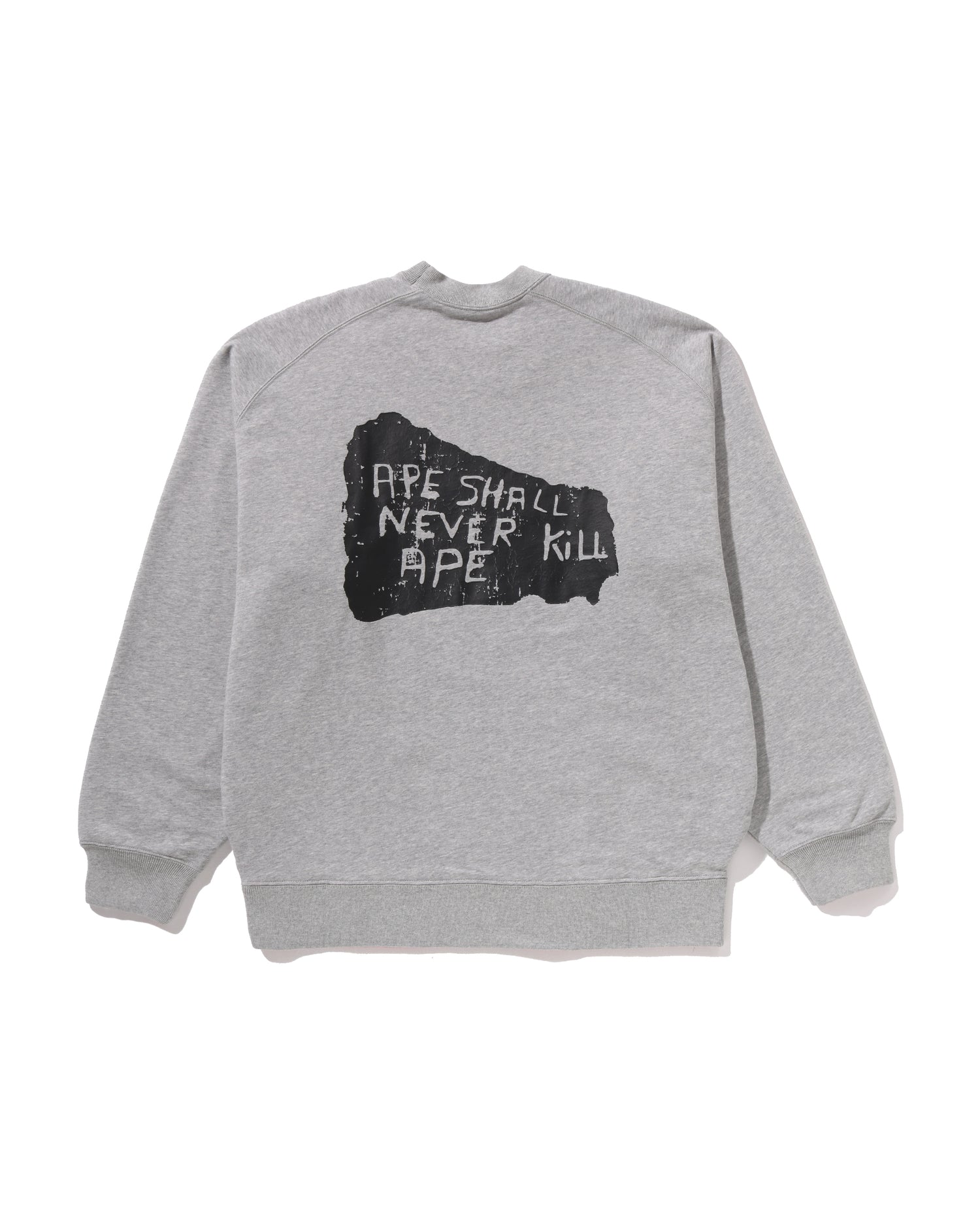 A BATHING APE® BAPE Logo Reversible Loose Fit Crewneck Sweatshirt
