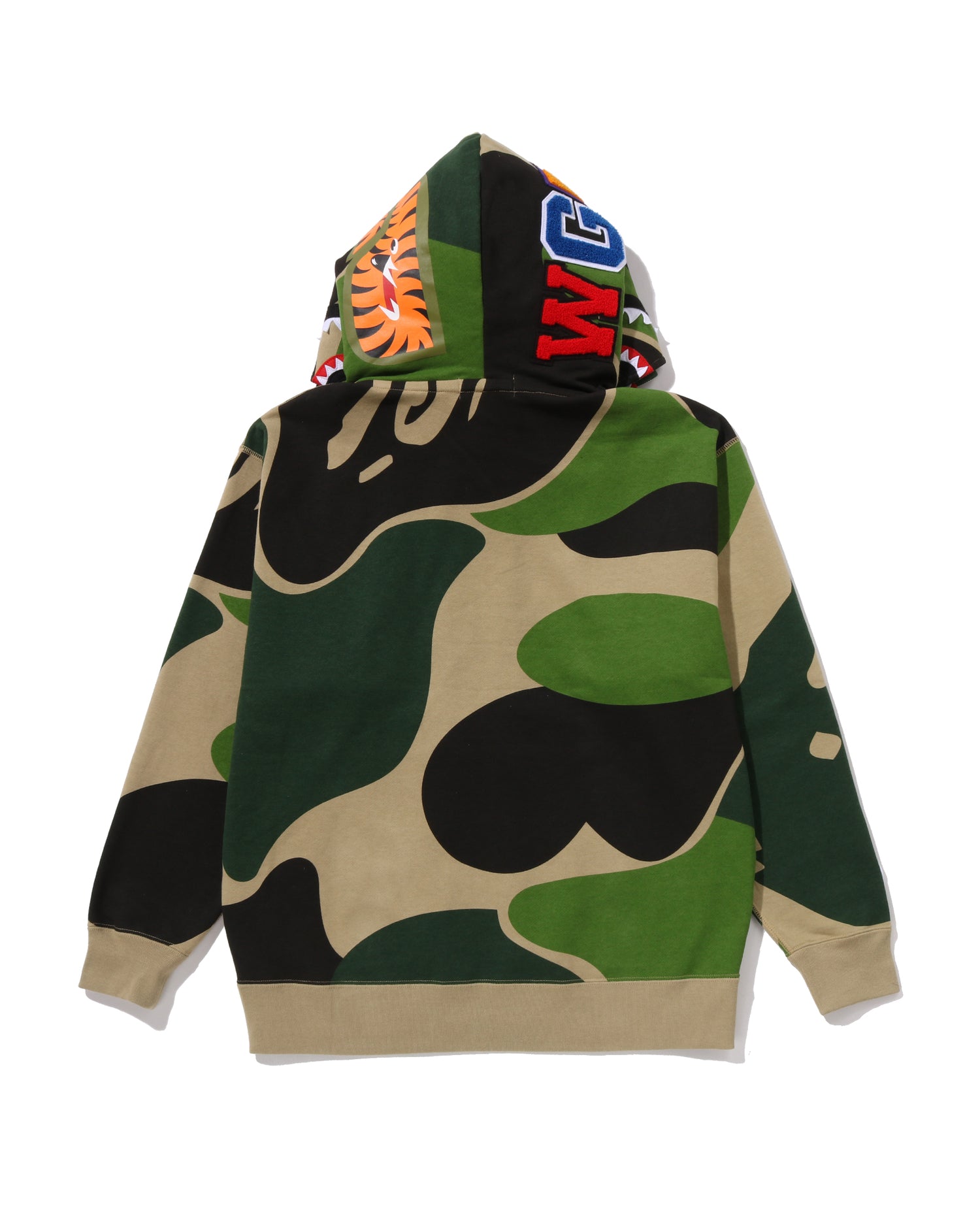A BATHING APE® Mega Abc Camo Double Shark Relaxed Fit Full Zip