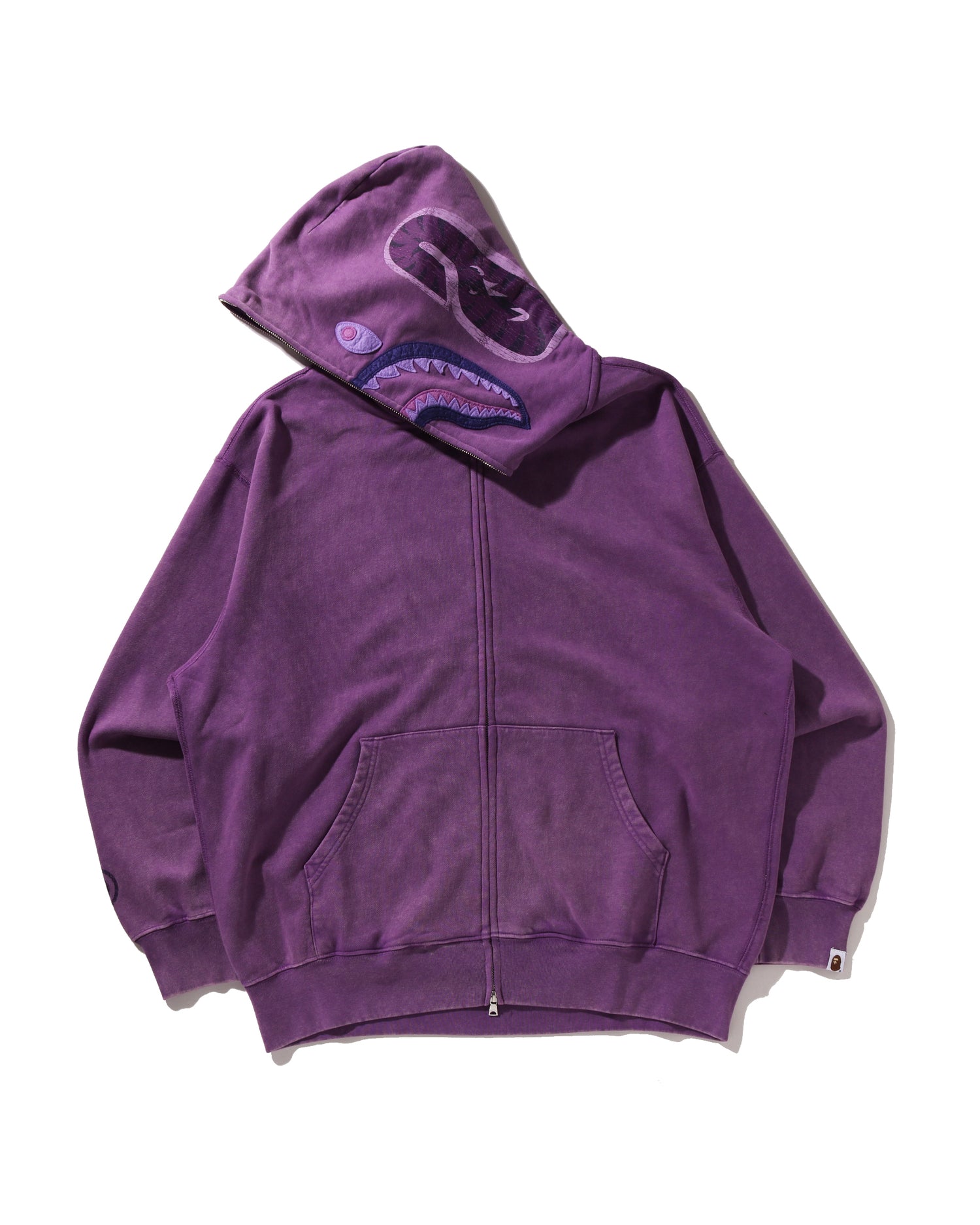 A BATHING APE スウェット　カラー紫 A BATHING APE（アベイシングエイプ） トレーナー スウェット COLOR