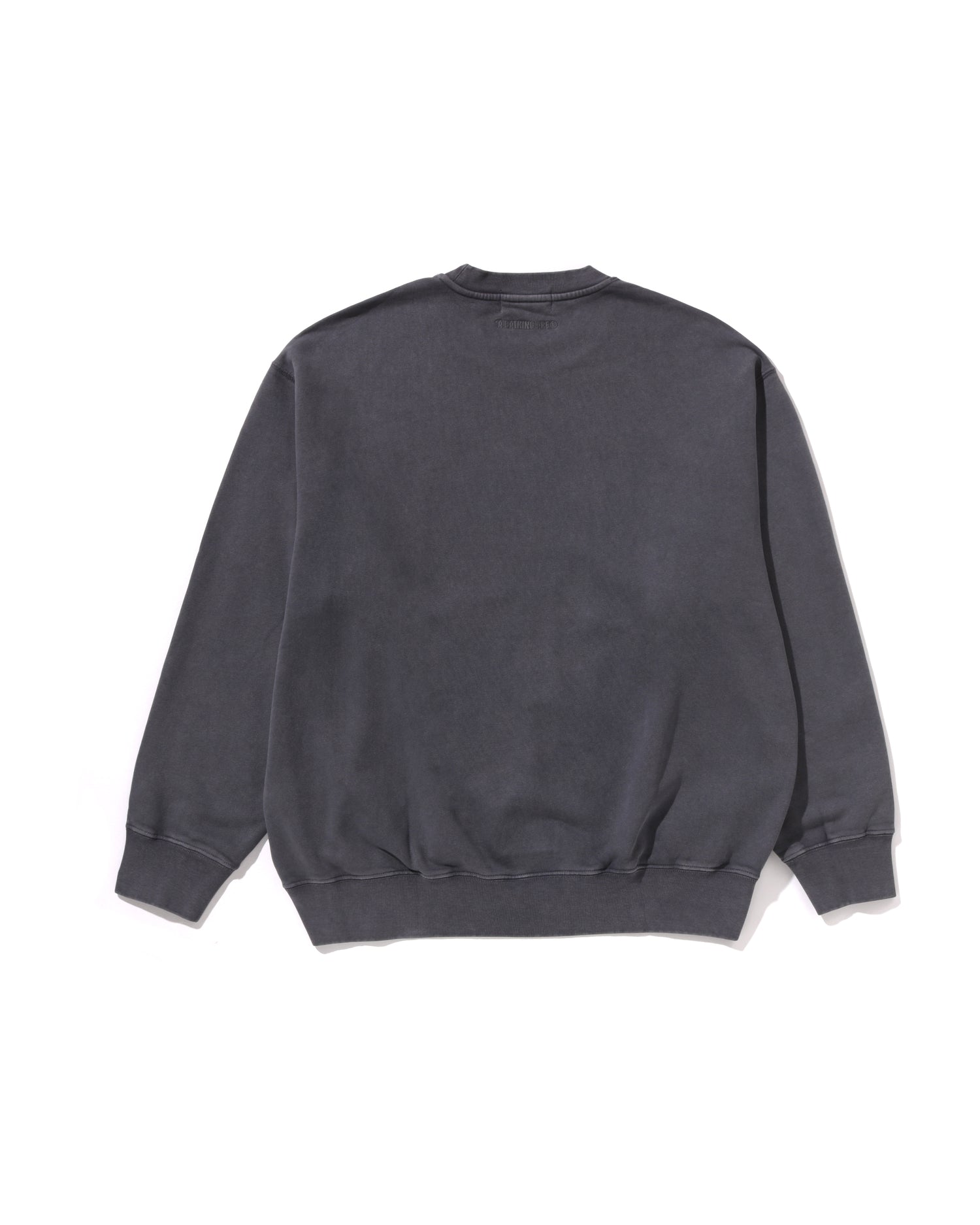 A BATHING APE® Garment Dye One Point Relaxed Fit Crewneck