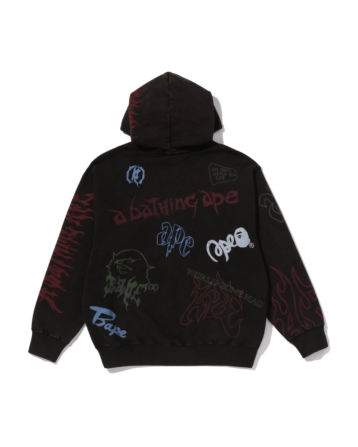 BAPE プルオーバー BAPE X GOD SELECTION XXX 】 SHARK FULL ZIP HOODIE | bape.com